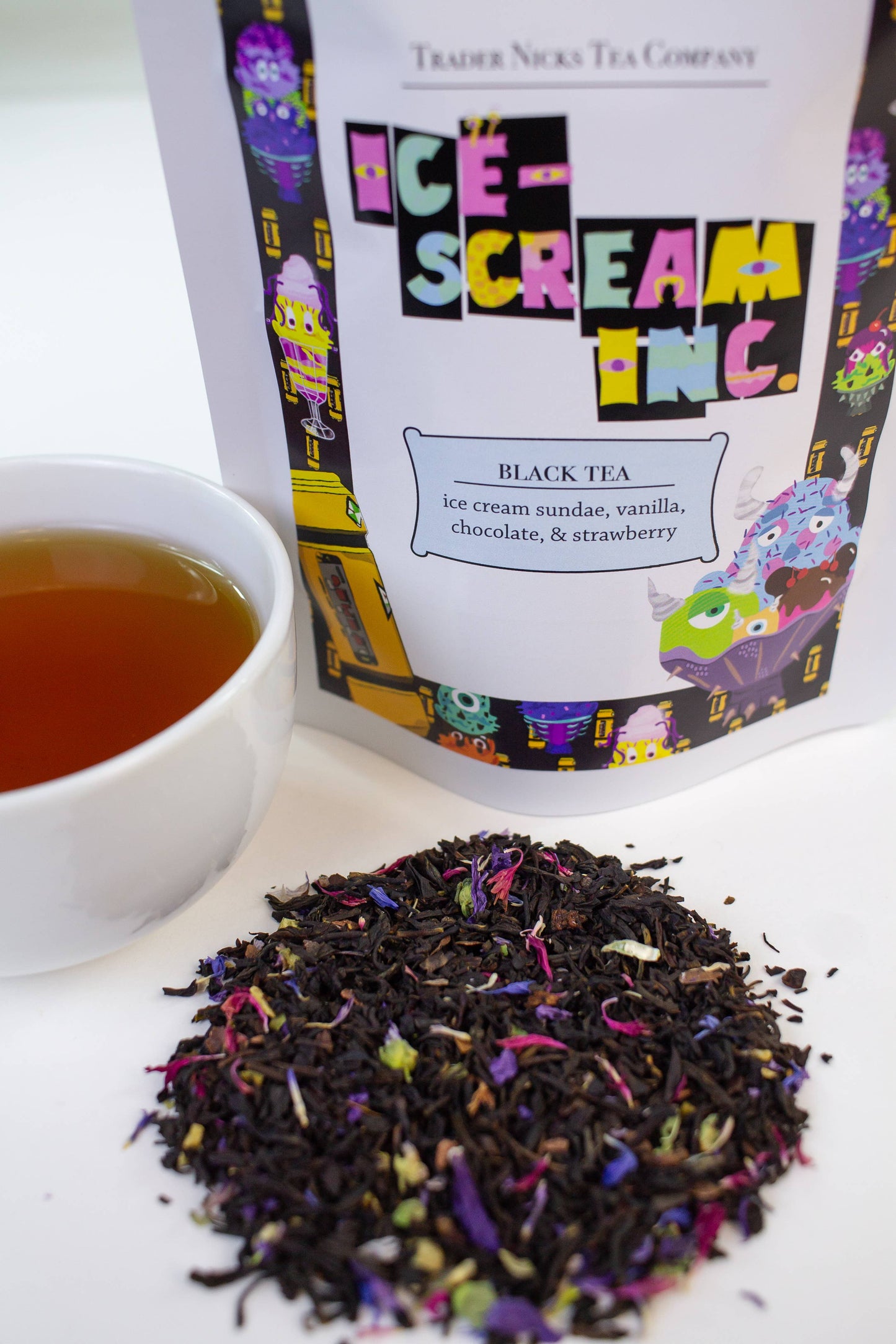 Ice Scream Inc Chocolate Strawberry Vanilla Black Tea