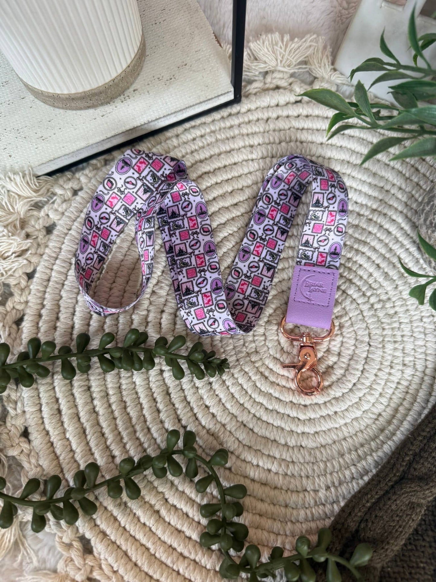 Purple Dragon Lanyard