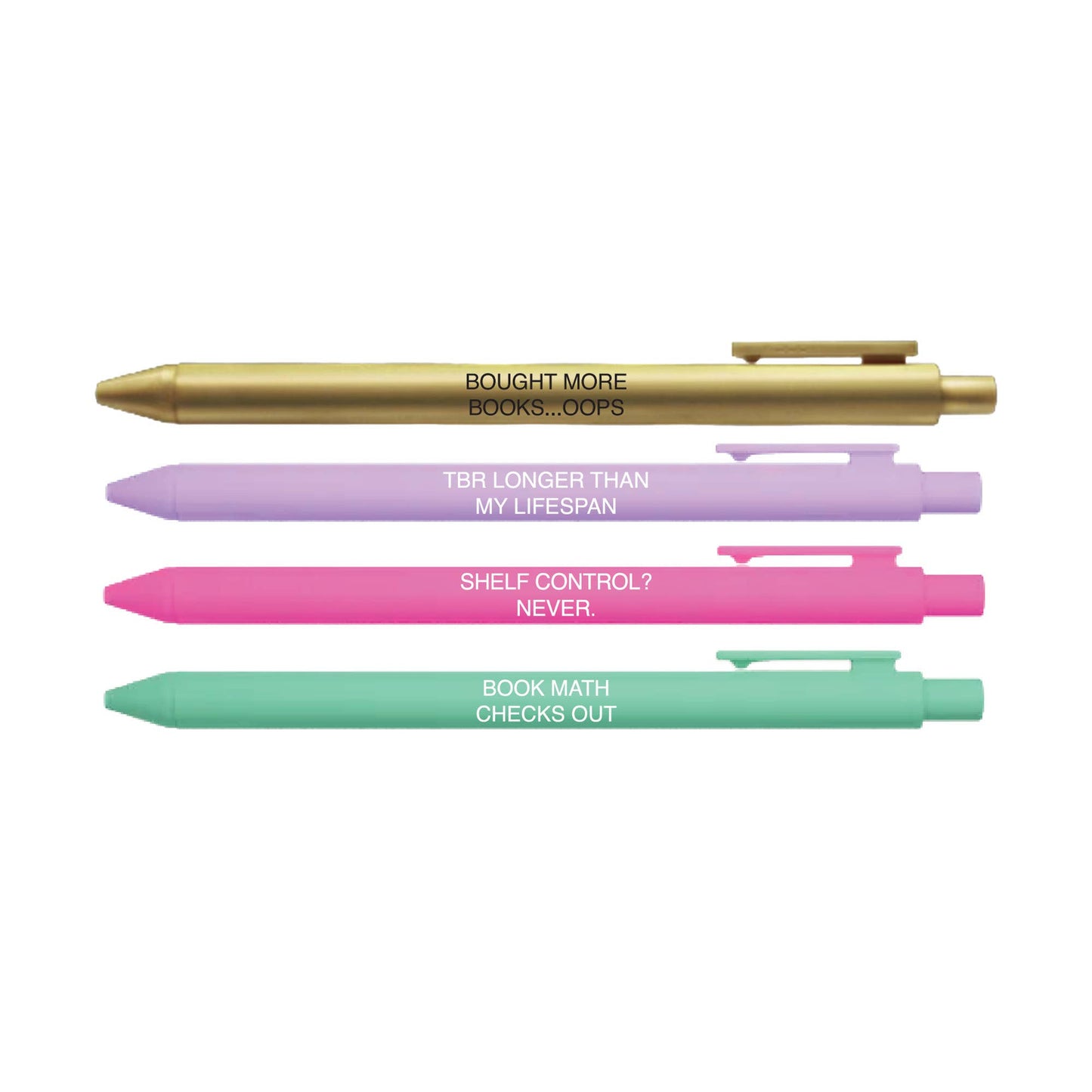 Reader Problems Pen Set – Funny Book Lover Gift