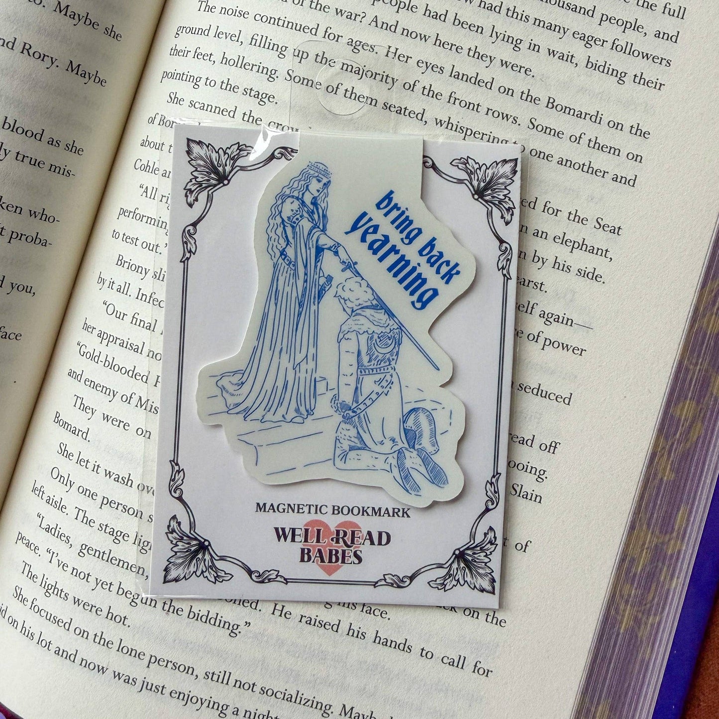 Bring Back Yearning Magnetic Bookmark Book Lover Gift