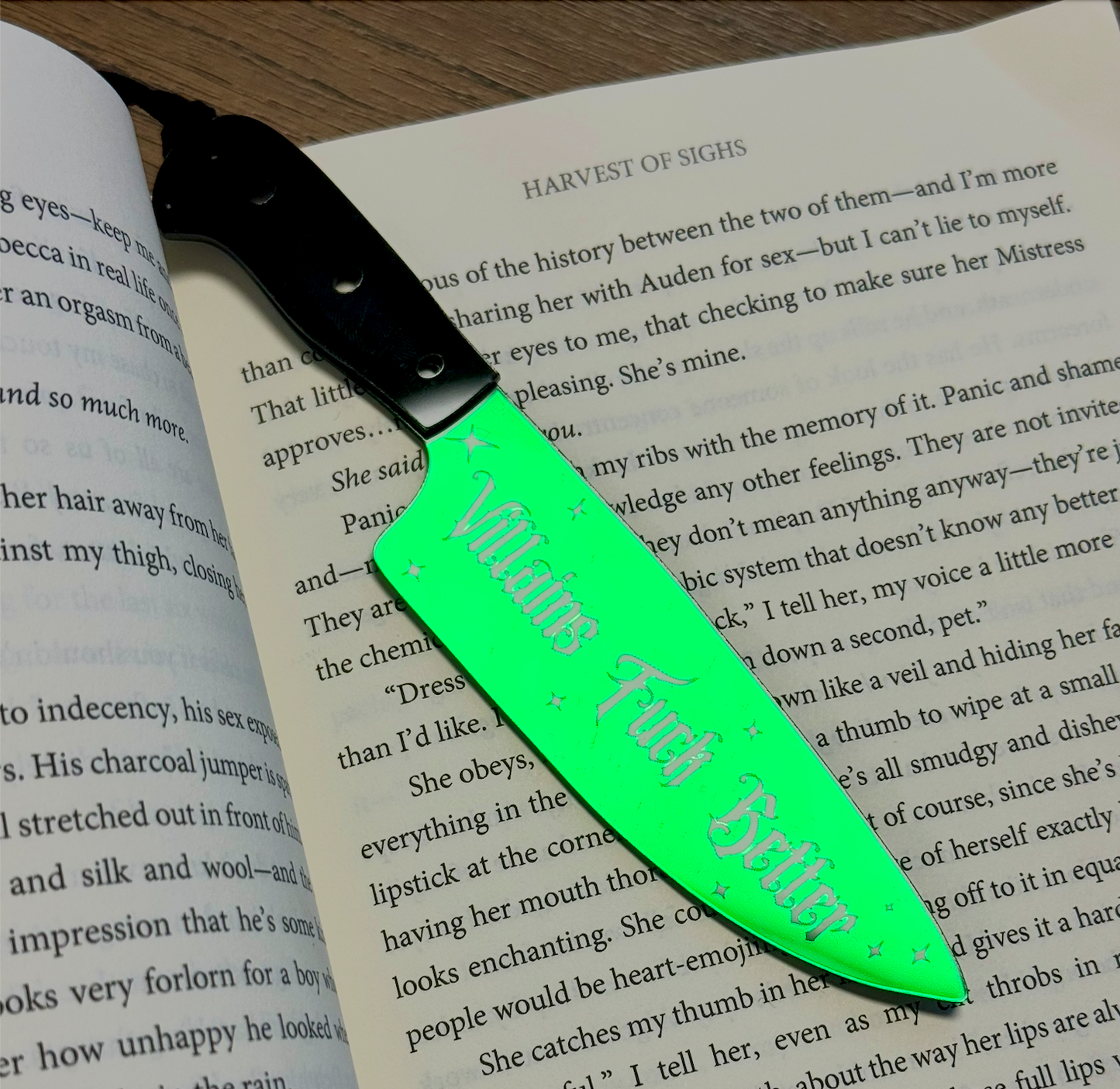 Villains Fuck Better - Mirrored Knife Bookmark