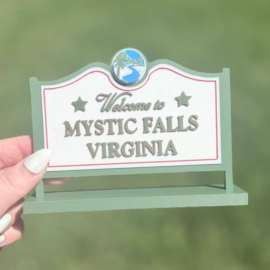 Mystic Falls Virginia Inspired Sign