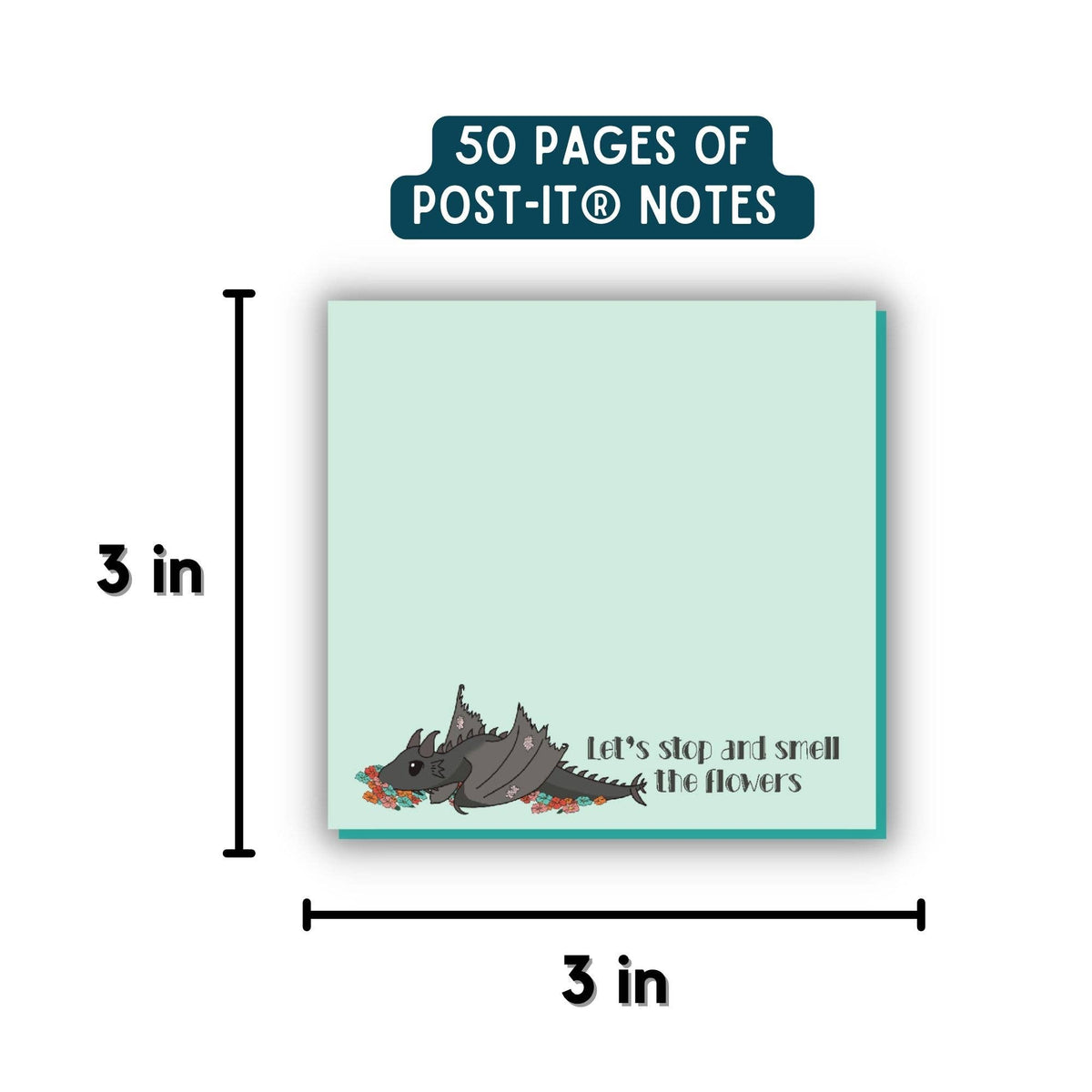 Abraxos Smell the Flowers Sticky Notes | Book Lover, Fandom