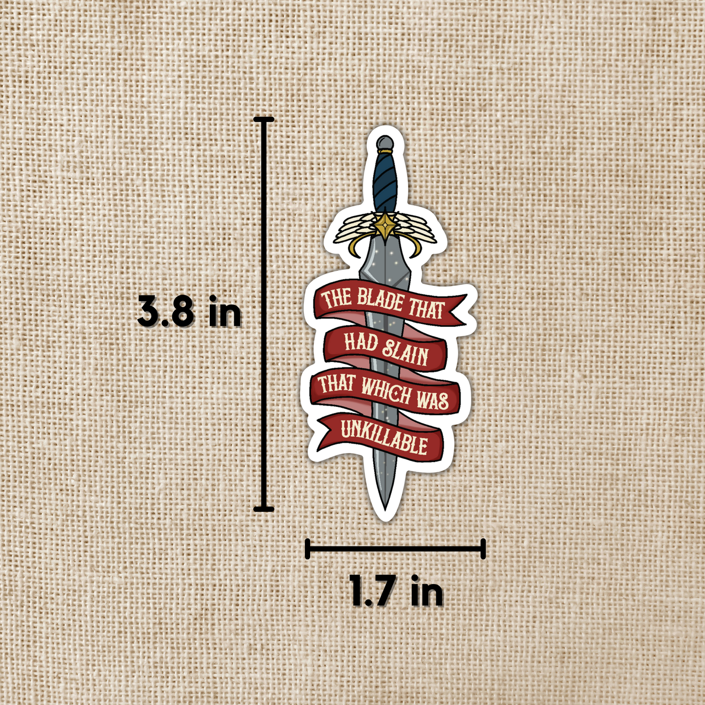 Starborn Sword Quote Sticker | Crescent City