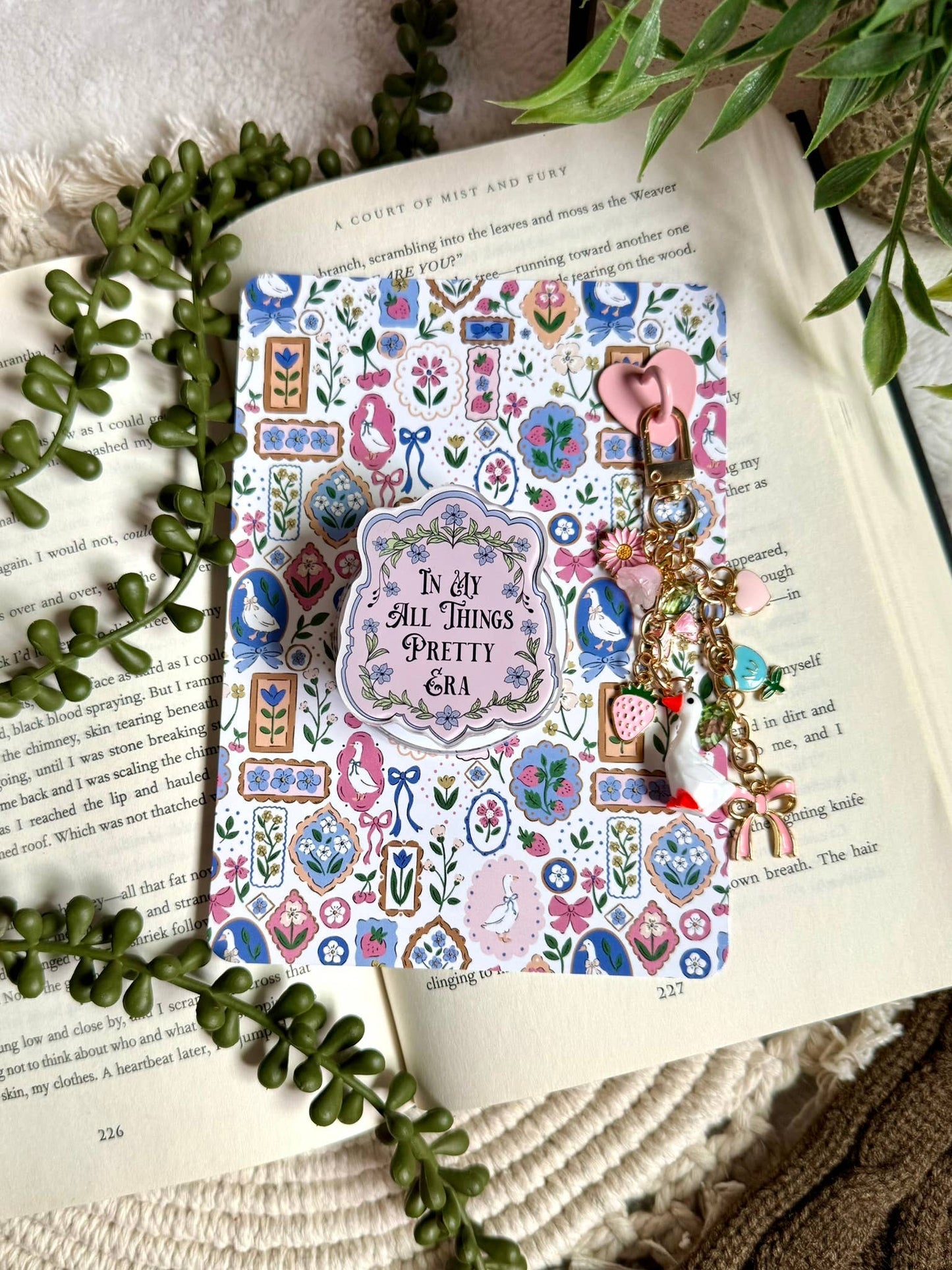Couquette Kindle Grip - Coquette Phone Grip - Pretty Grip