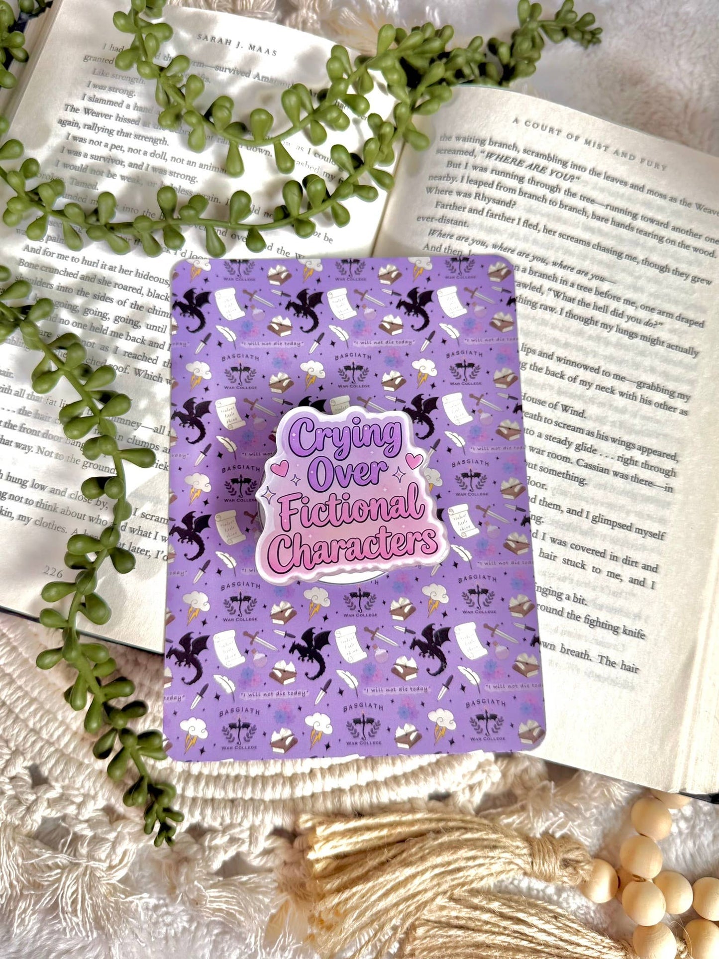 Crying Magnetic Kindle Grip
