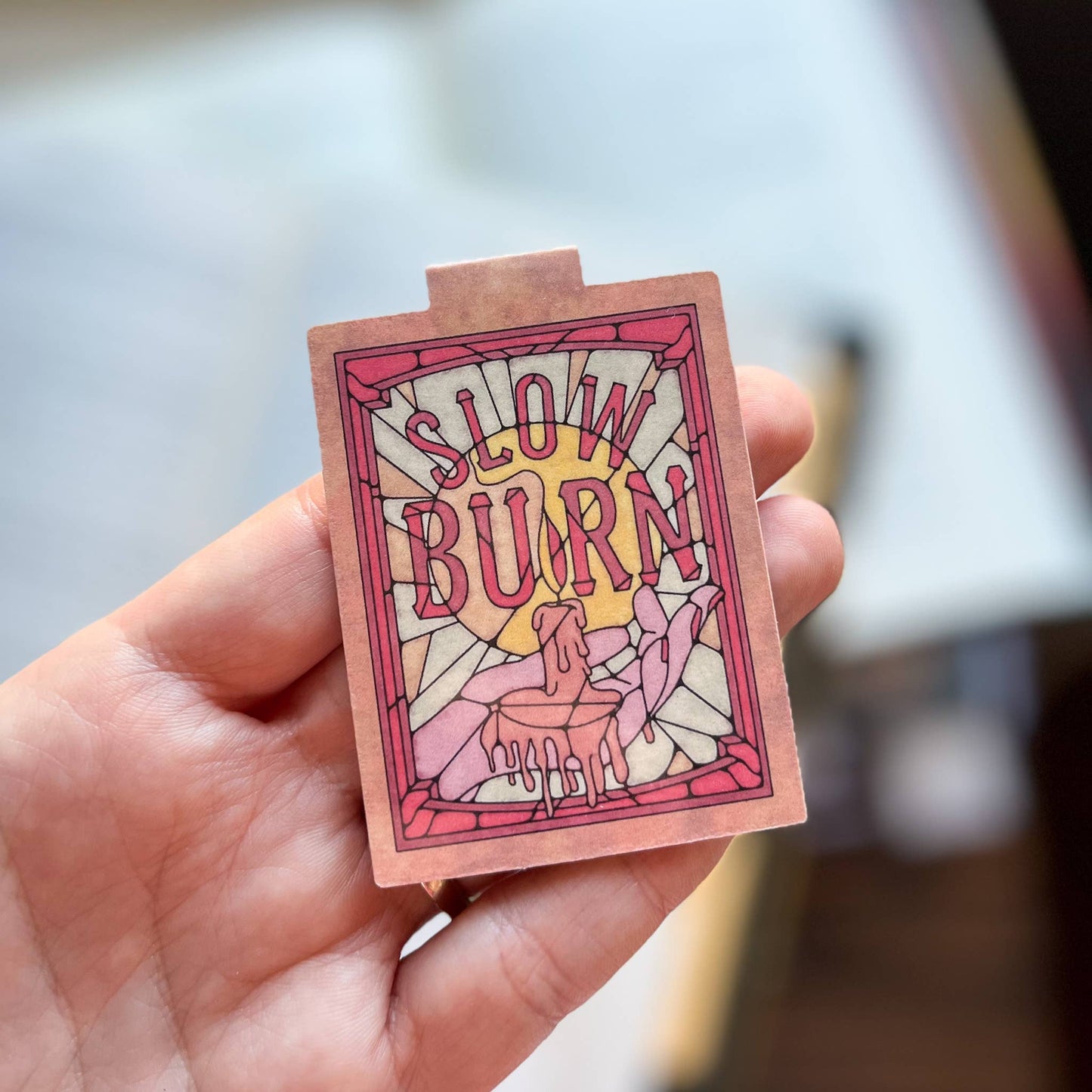 Slow Burn Magnetic Bookmark Book Lover Gift
