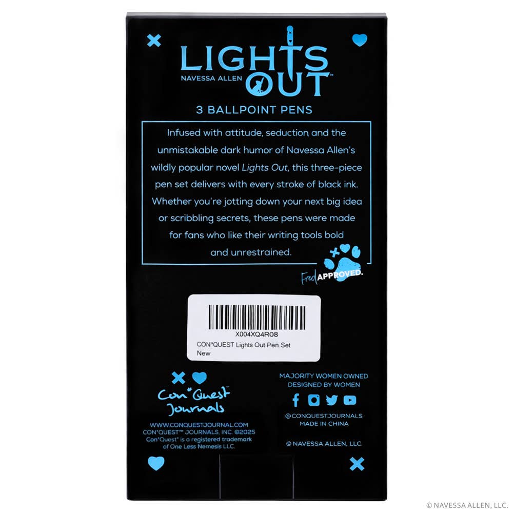 Lights Out Pen Set (3-Pack)