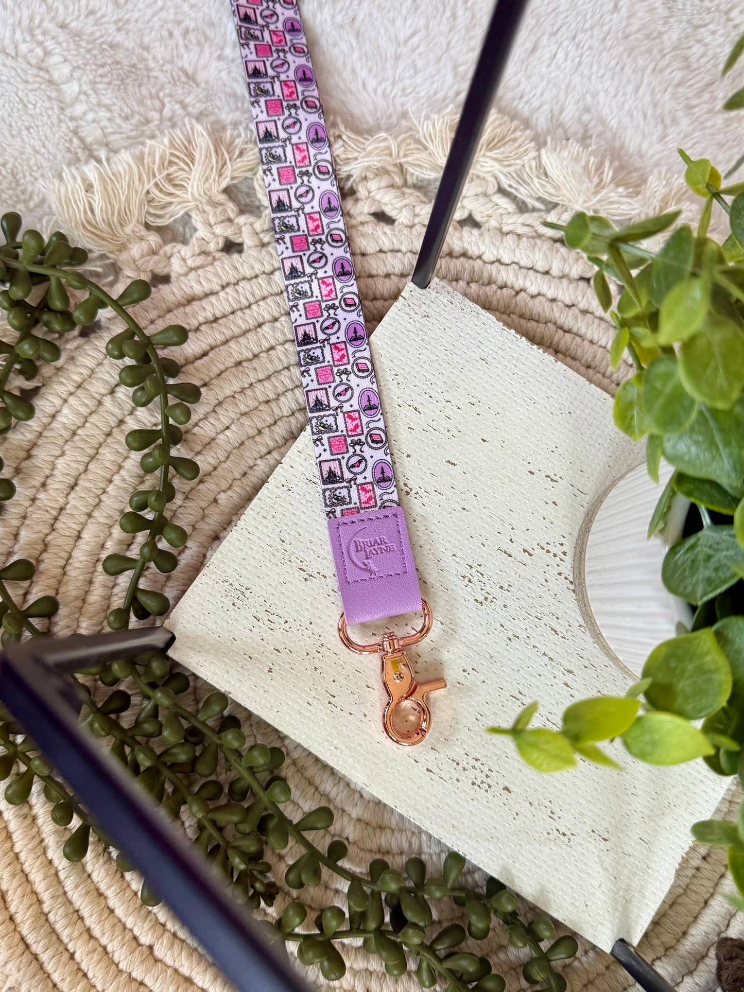 Purple Dragon Lanyard
