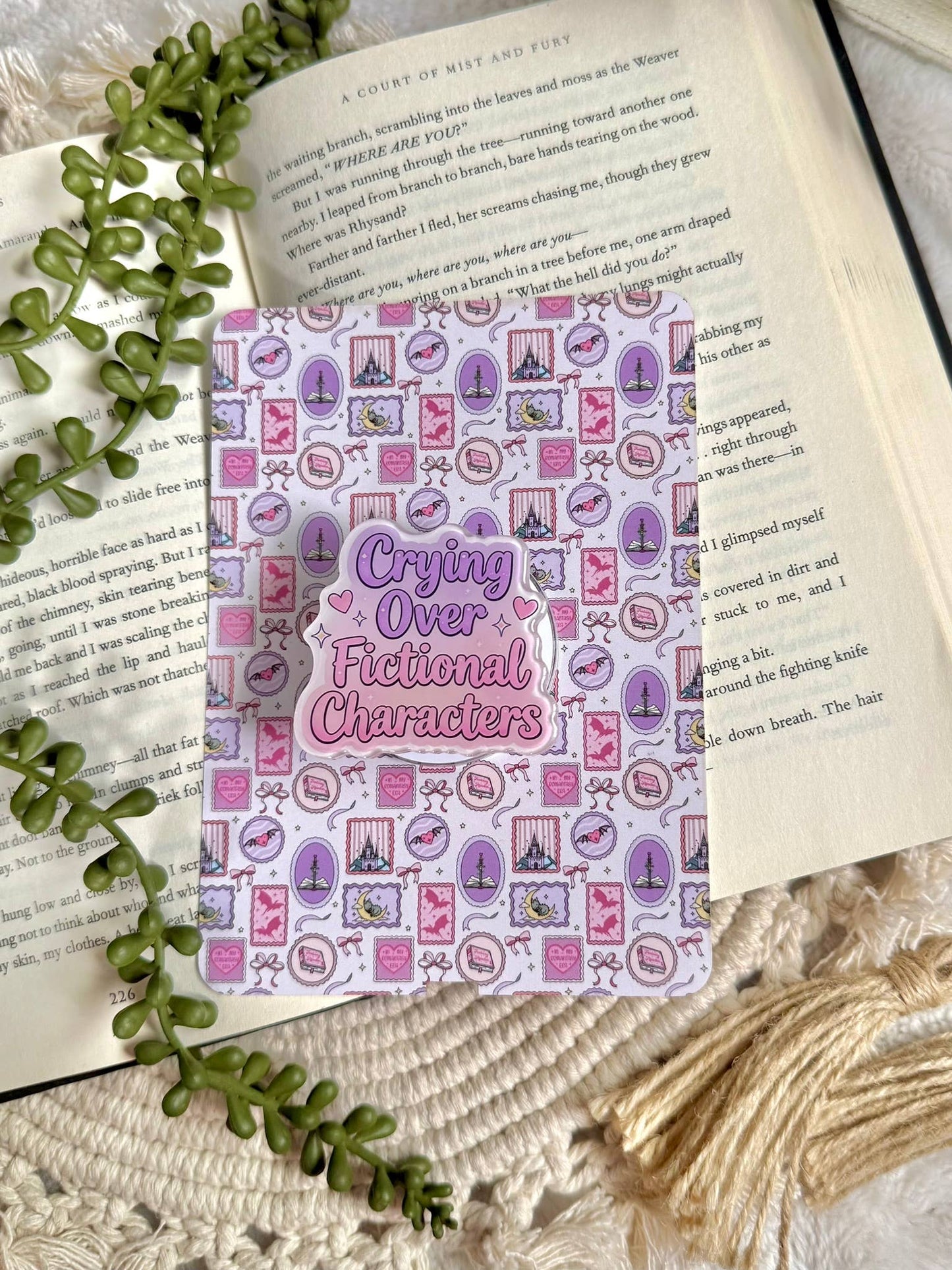 Crying Magnetic Kindle Grip