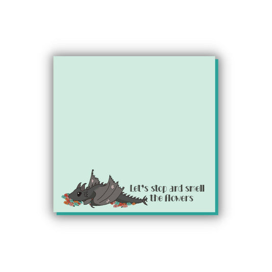 Abraxos Smell the Flowers Sticky Notes | Book Lover, Fandom