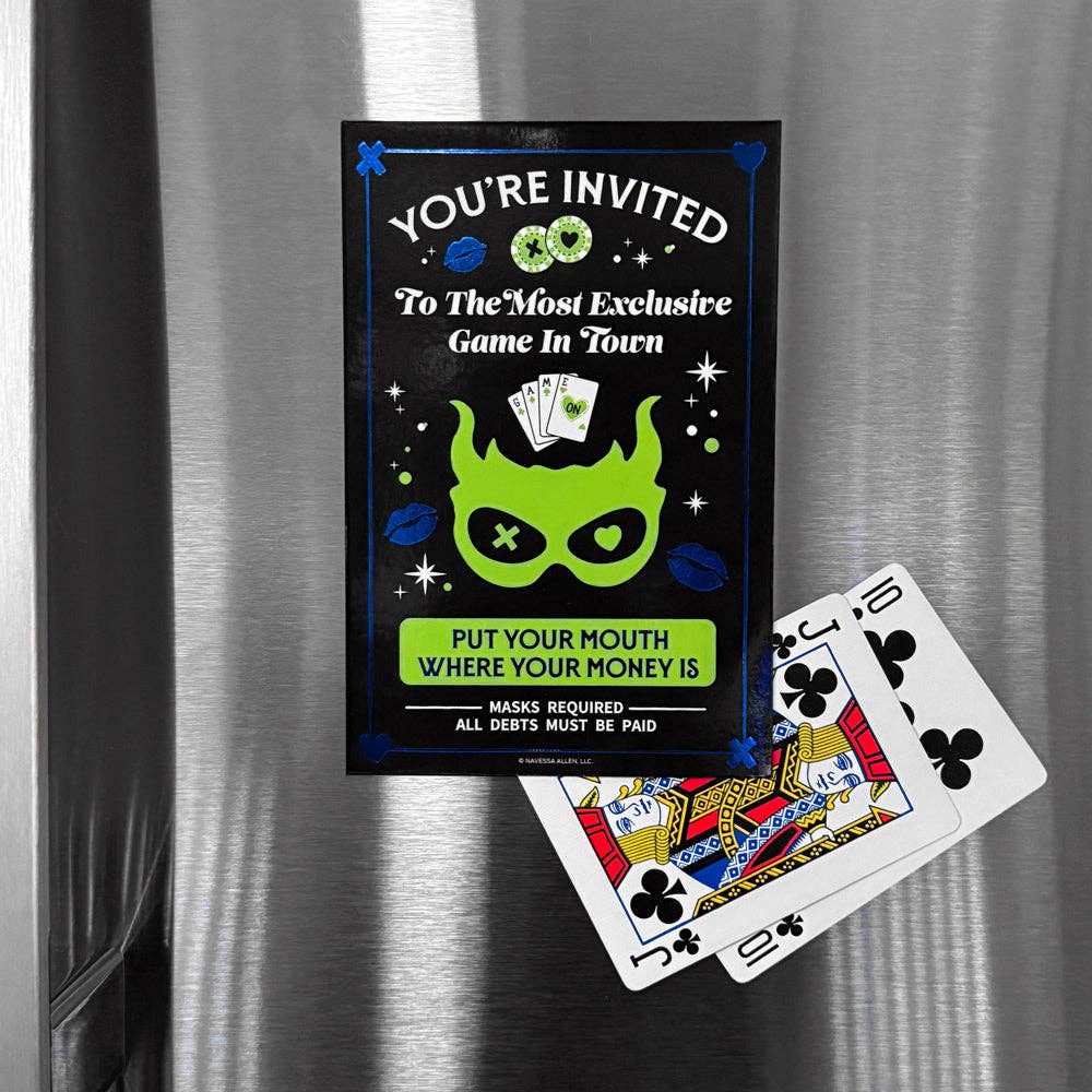 Game On: Replica Invitation Magnet (4'' x 6'')