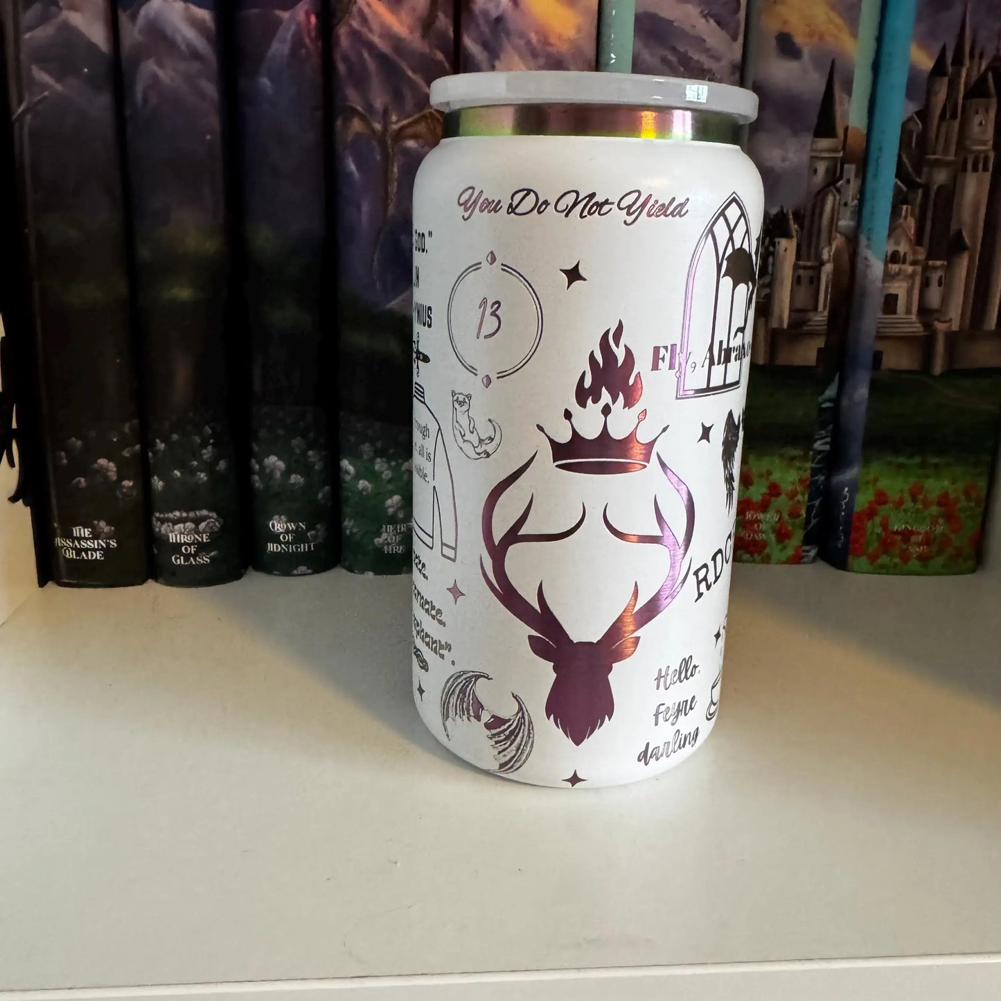 ACOTAR Engraved Tumbler, SJM Bookish Cup