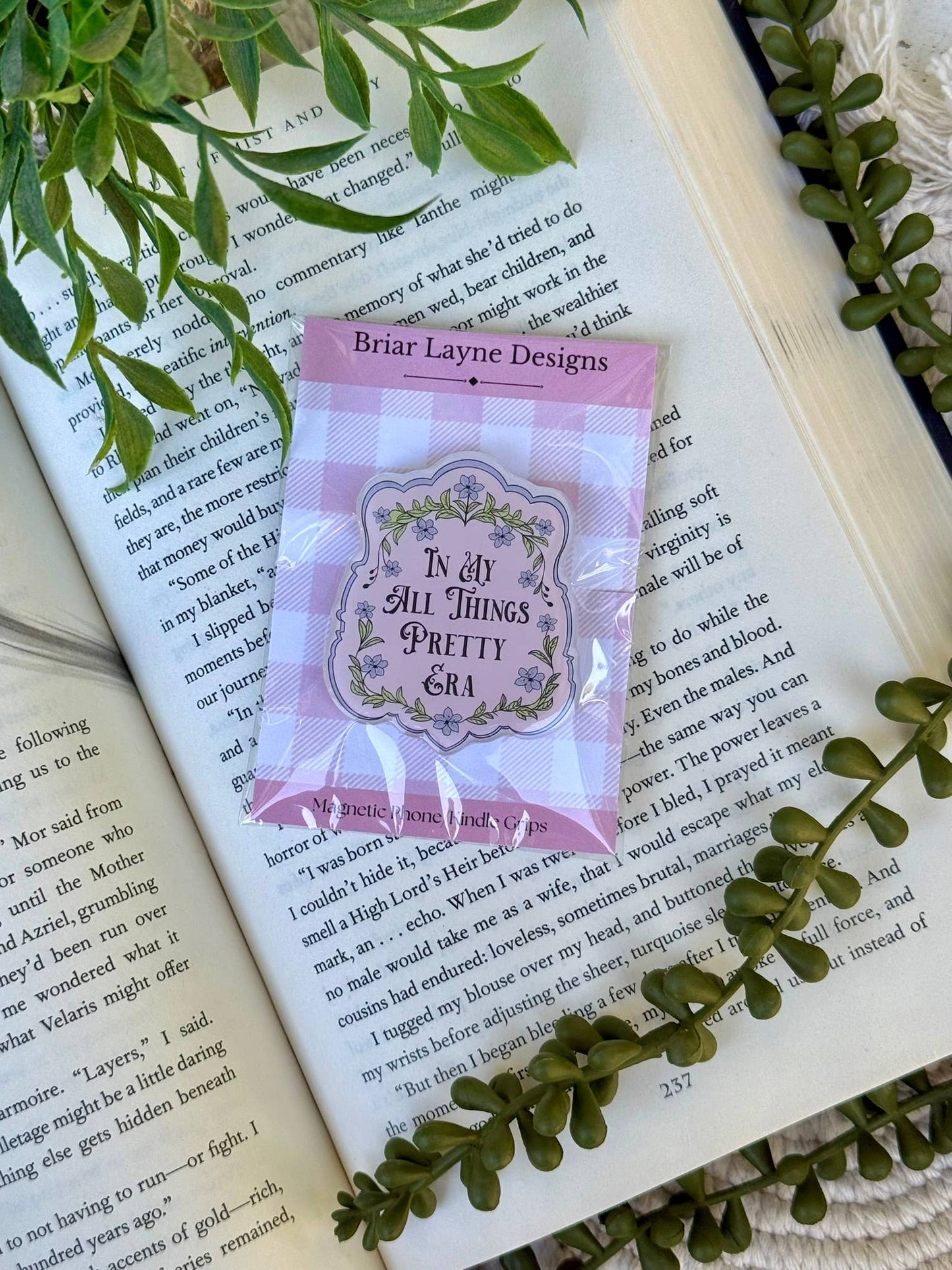 Couquette Kindle Grip - Coquette Phone Grip - Pretty Grip