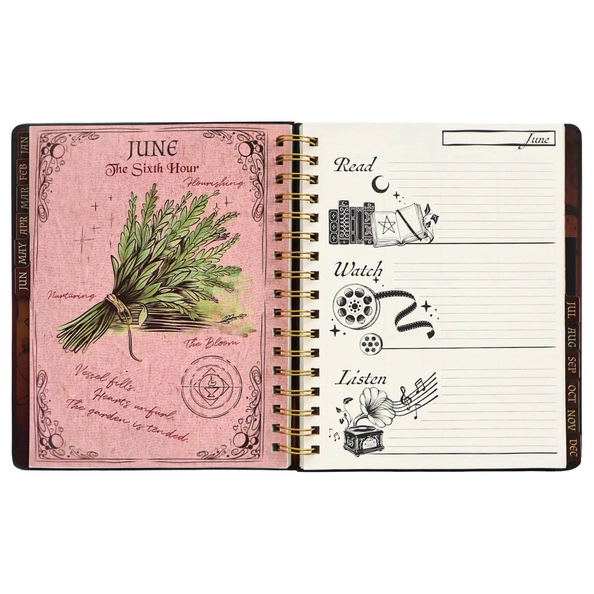 Waiting for the Night: The Witching Hour 2027 Weekly Planner, Personal Organizer (Original Artwork)
