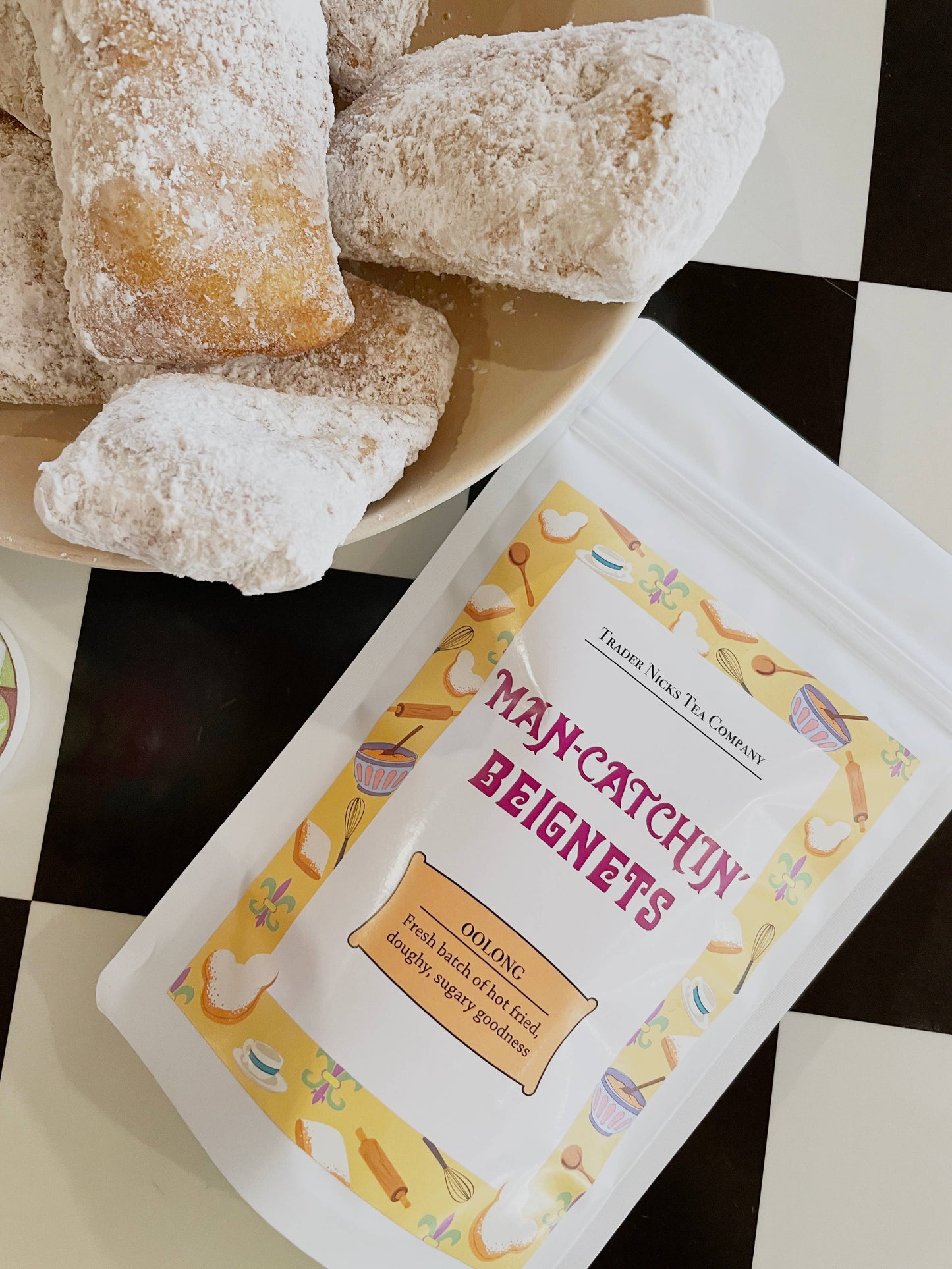 Man-Catchin’ Beignets Oolong Tea