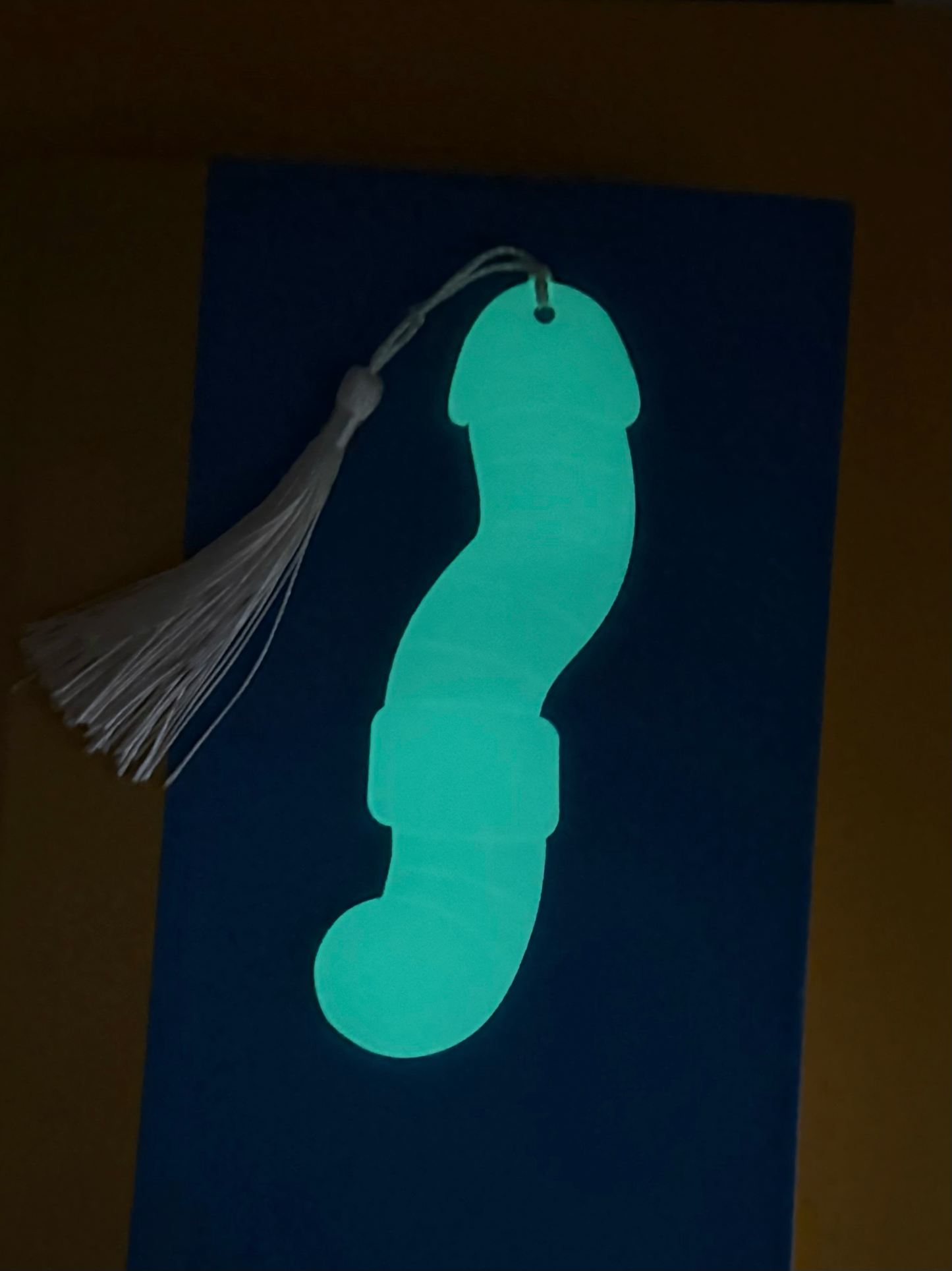 Glow Worm Cockmark Bookmark