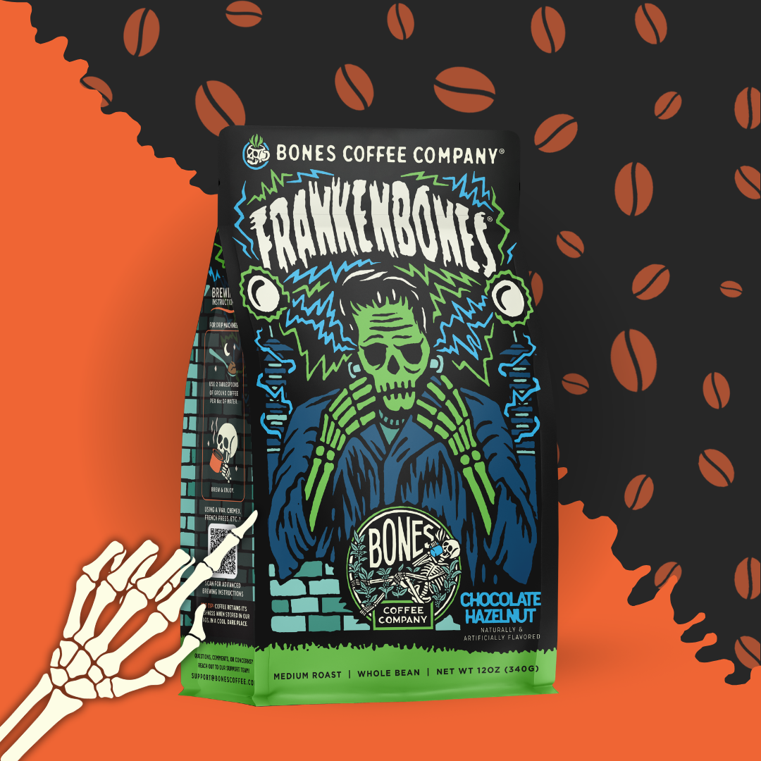 Frankenbones Flavored Coffee | 12oz | Whole Bean & Ground