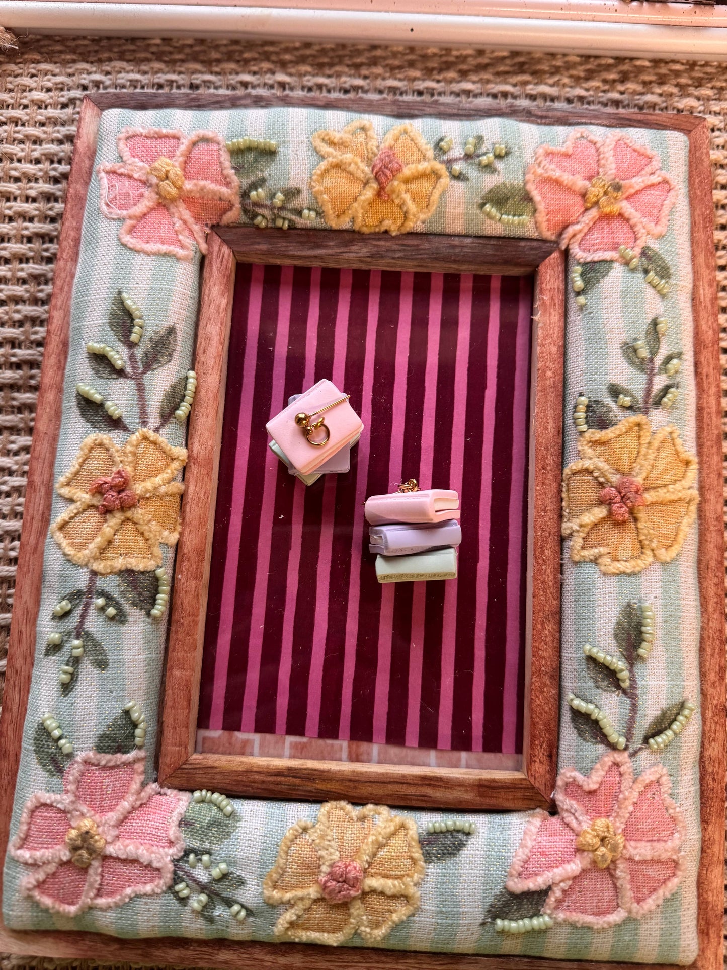Pastel Bookstack | Polymer Clay Earrings