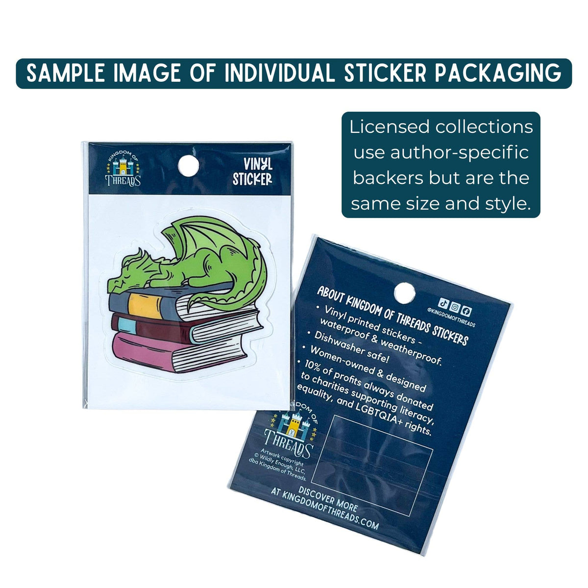 Bartholomew & His Book Sticker | The Knight and the Moth