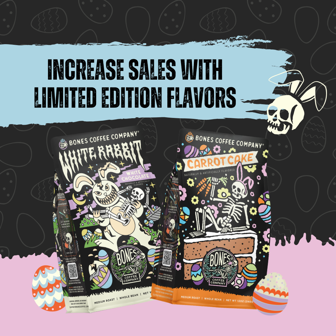 White Rabbit Easter Flavored Coffee | 12oz | Ground & Whole