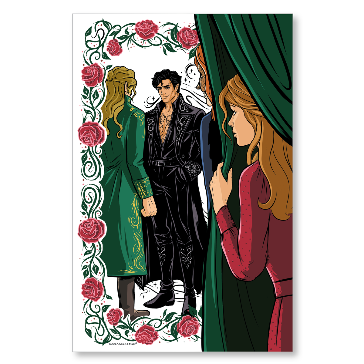 A Court of Thorns and Roses Book Scene Illustrations (6-Pk)