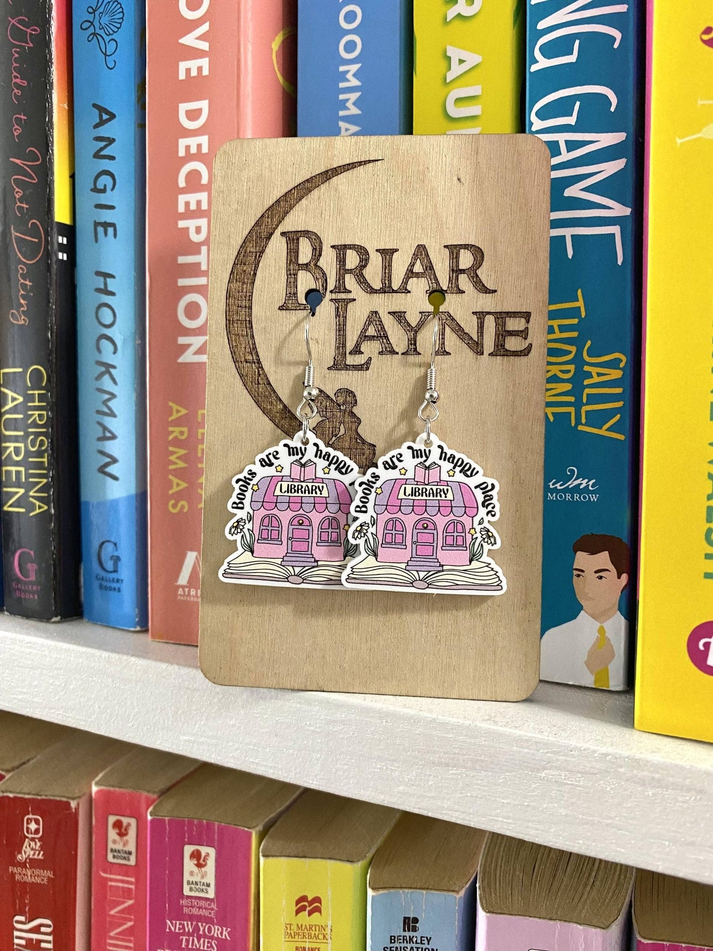 Book and Reading Themed Earrings for Book Lovers