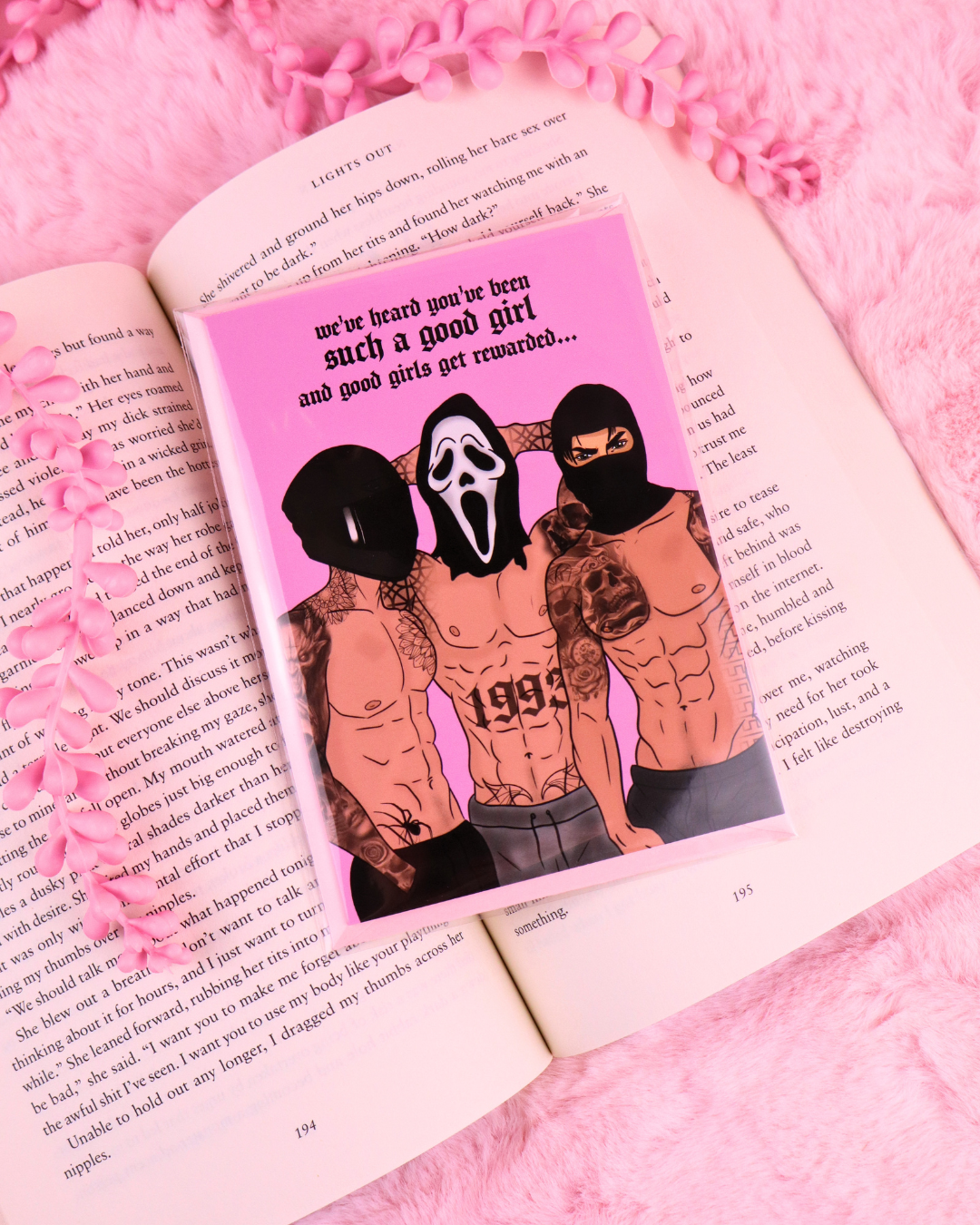 Good Girls Get Rewards Bookish Greeting Card