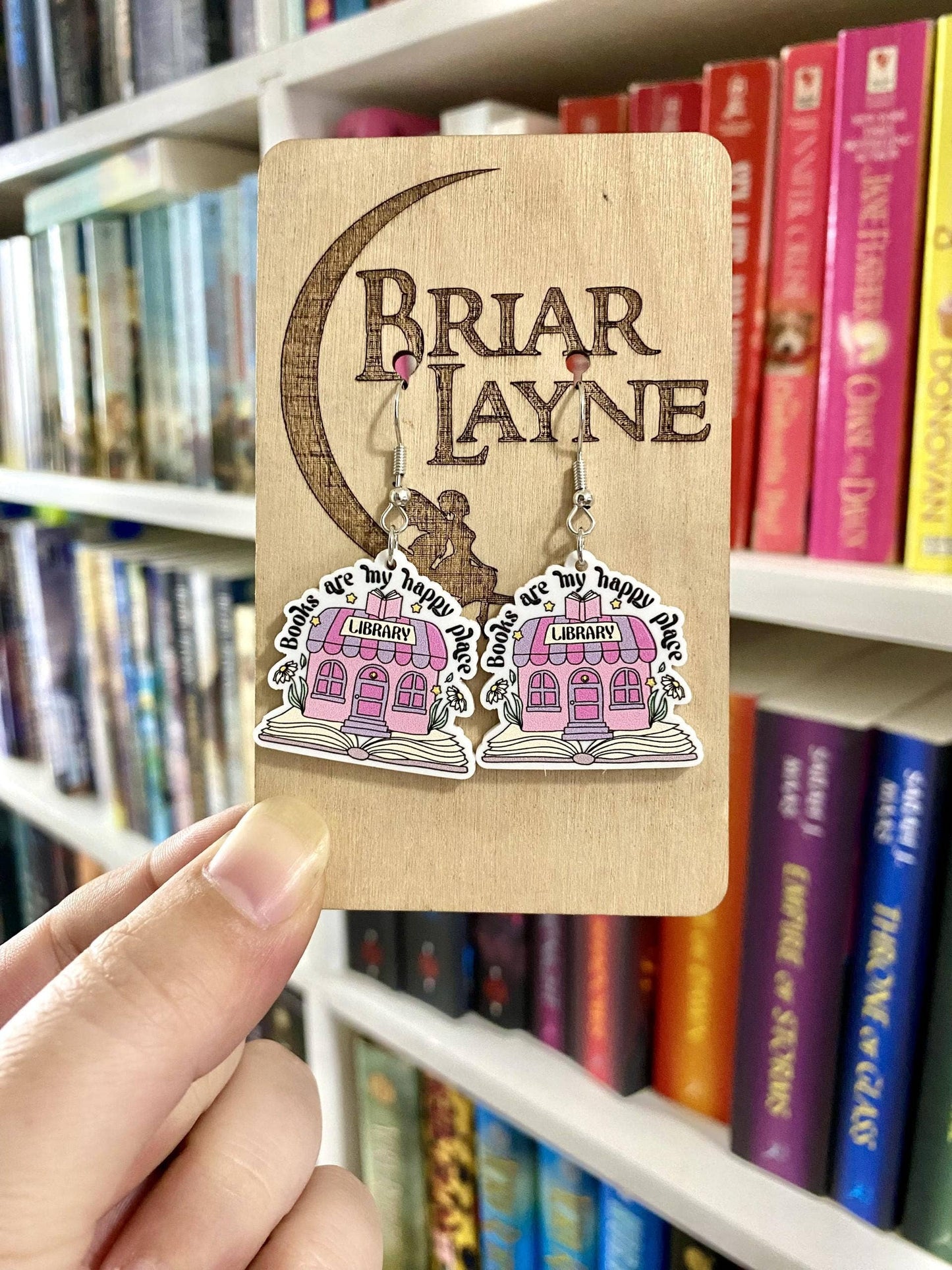 Book and Reading Themed Earrings for Book Lovers