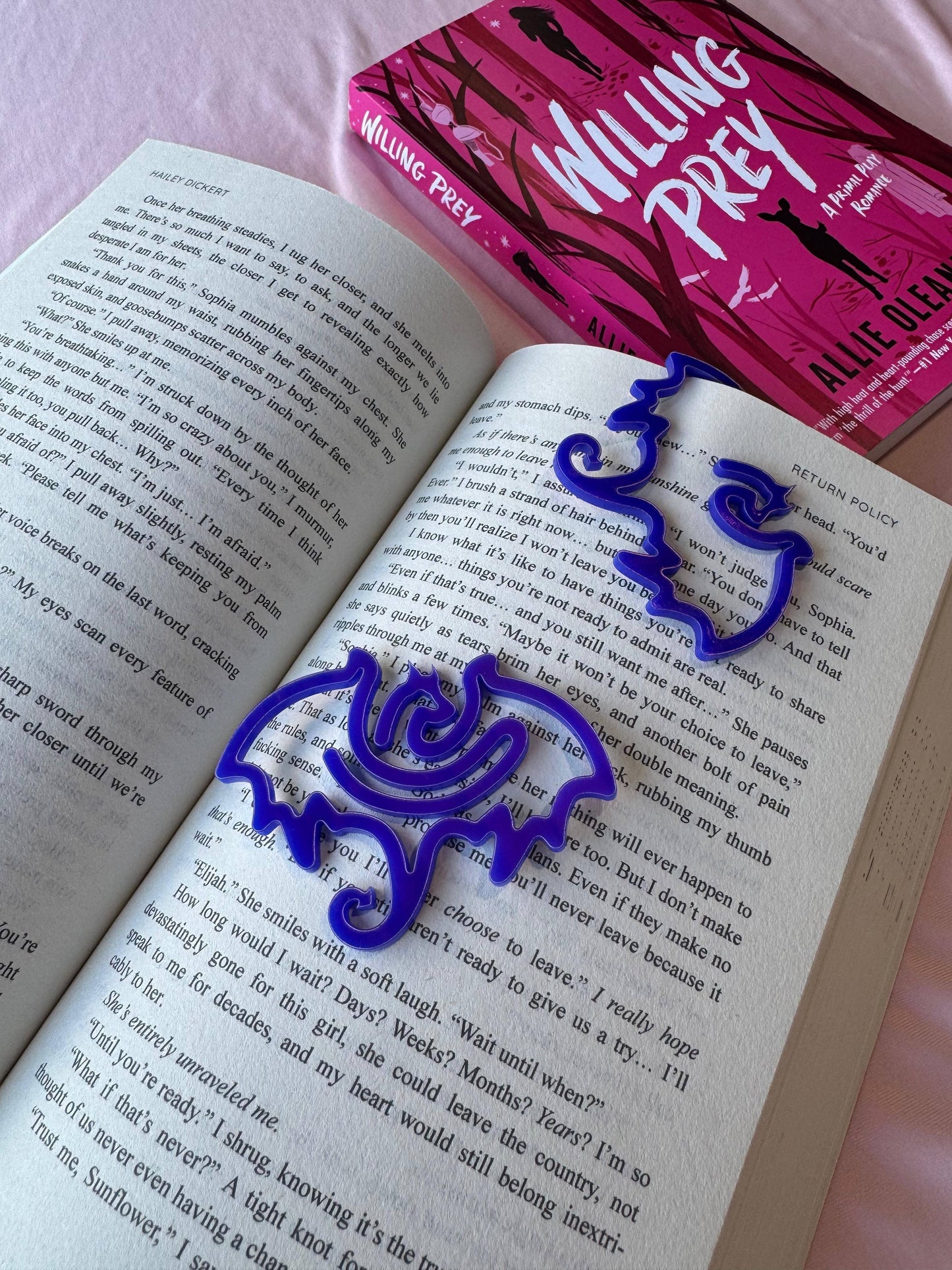 Acrylic Dragon Bookclip