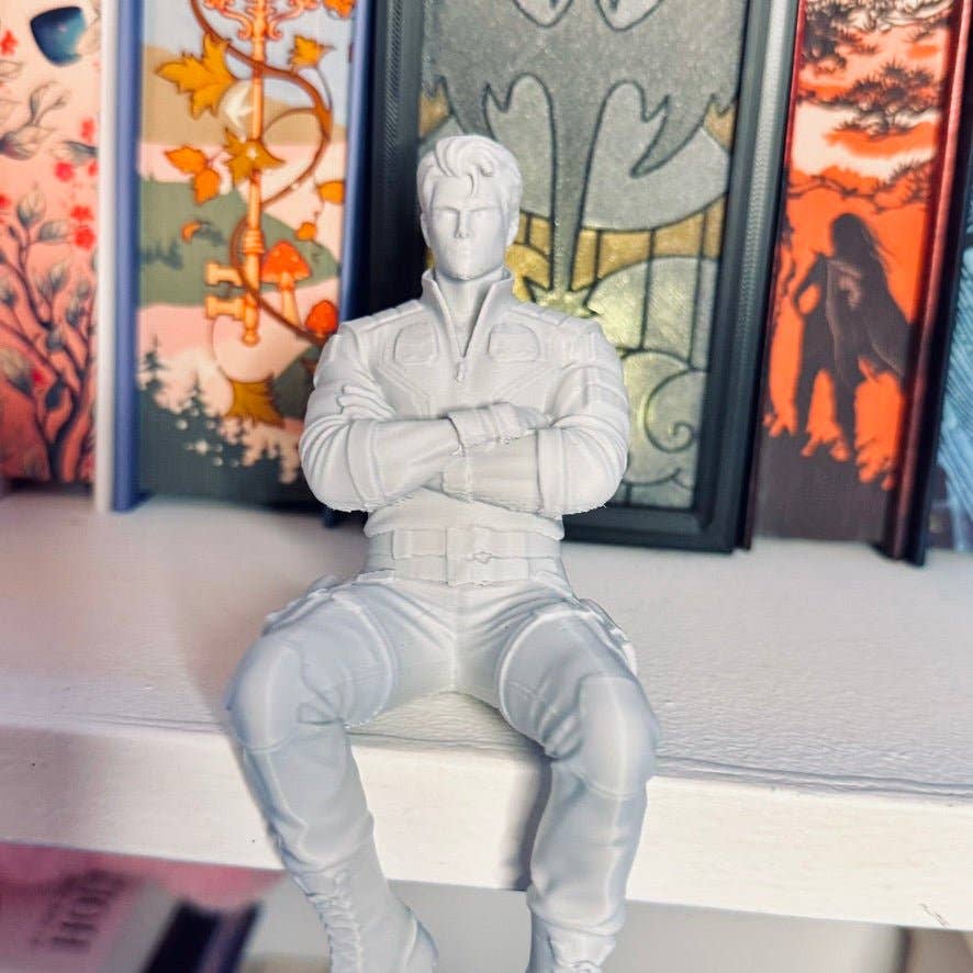 Xaden inspired Bookshelf Decor