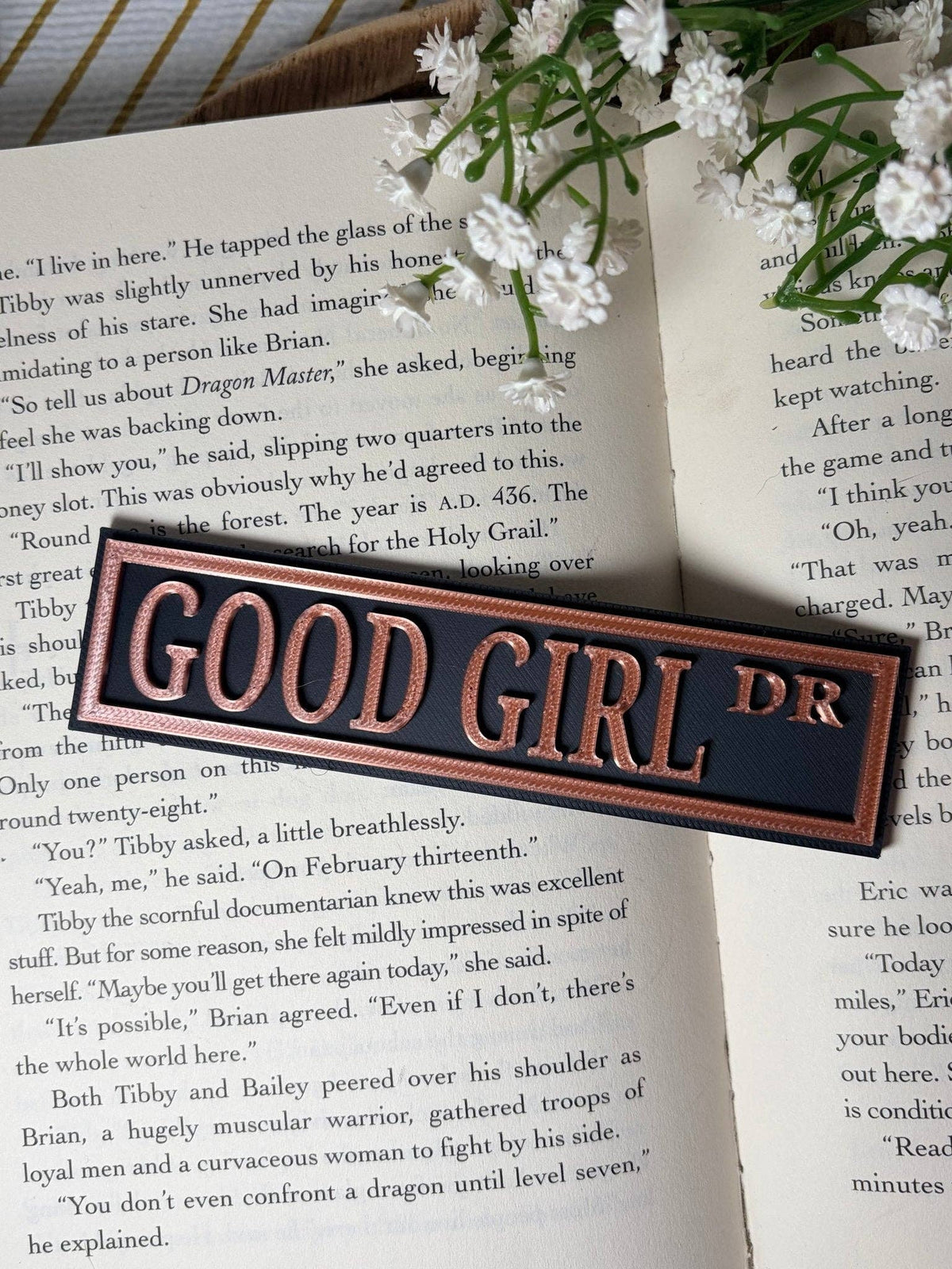 3d Printed Shelf Sign - Good Girl DR