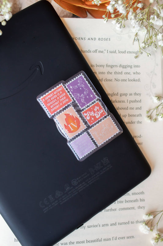 Fourth Wing Stamps Kindle / Phone Grip