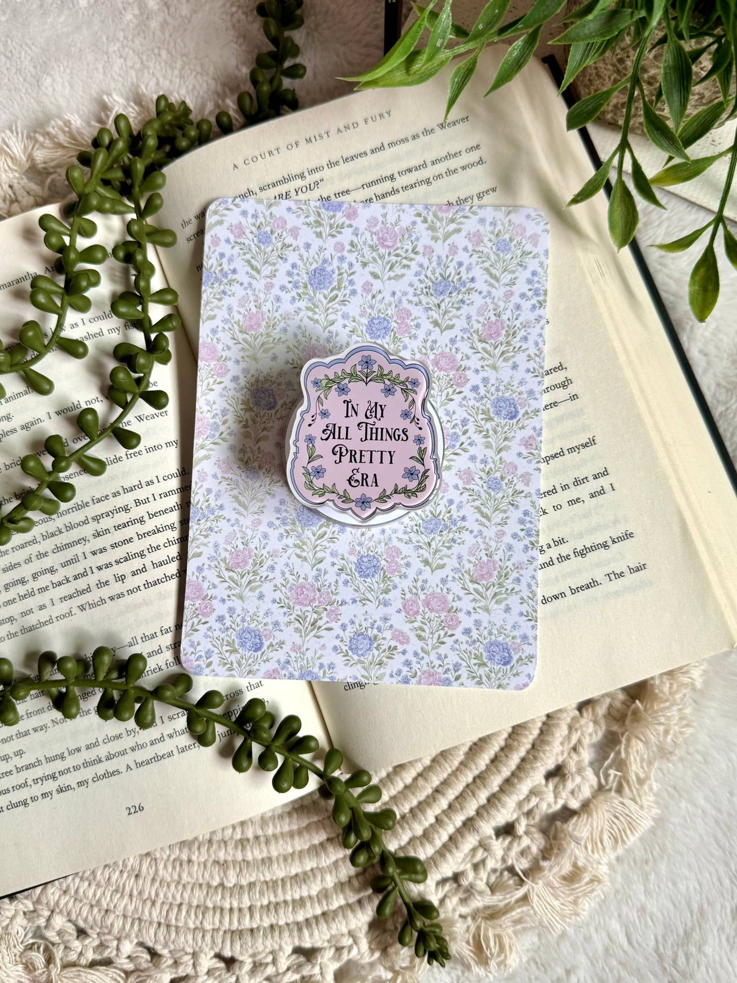 Couquette Kindle Grip - Coquette Phone Grip - Pretty Grip