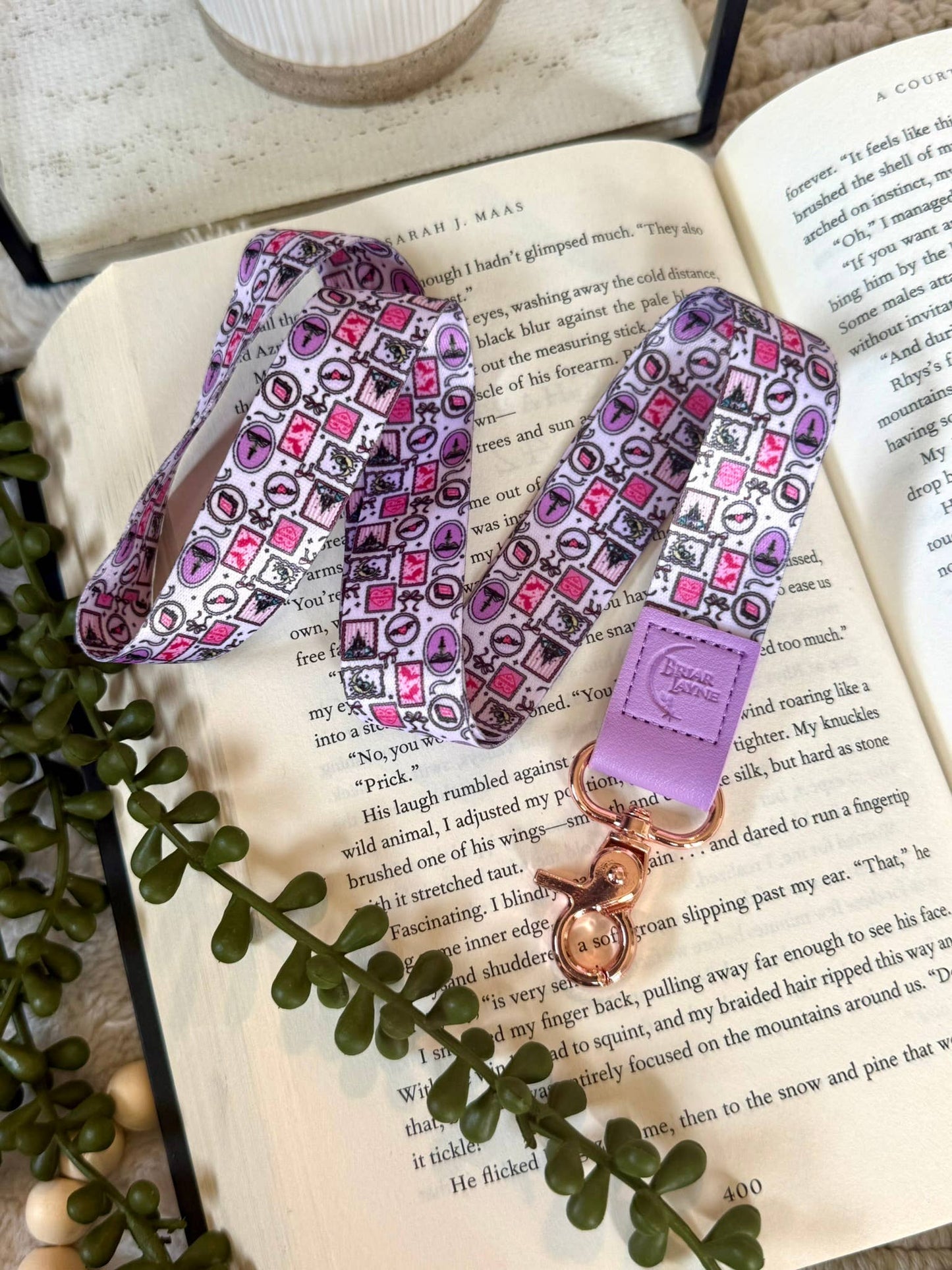 Purple Dragon Lanyard