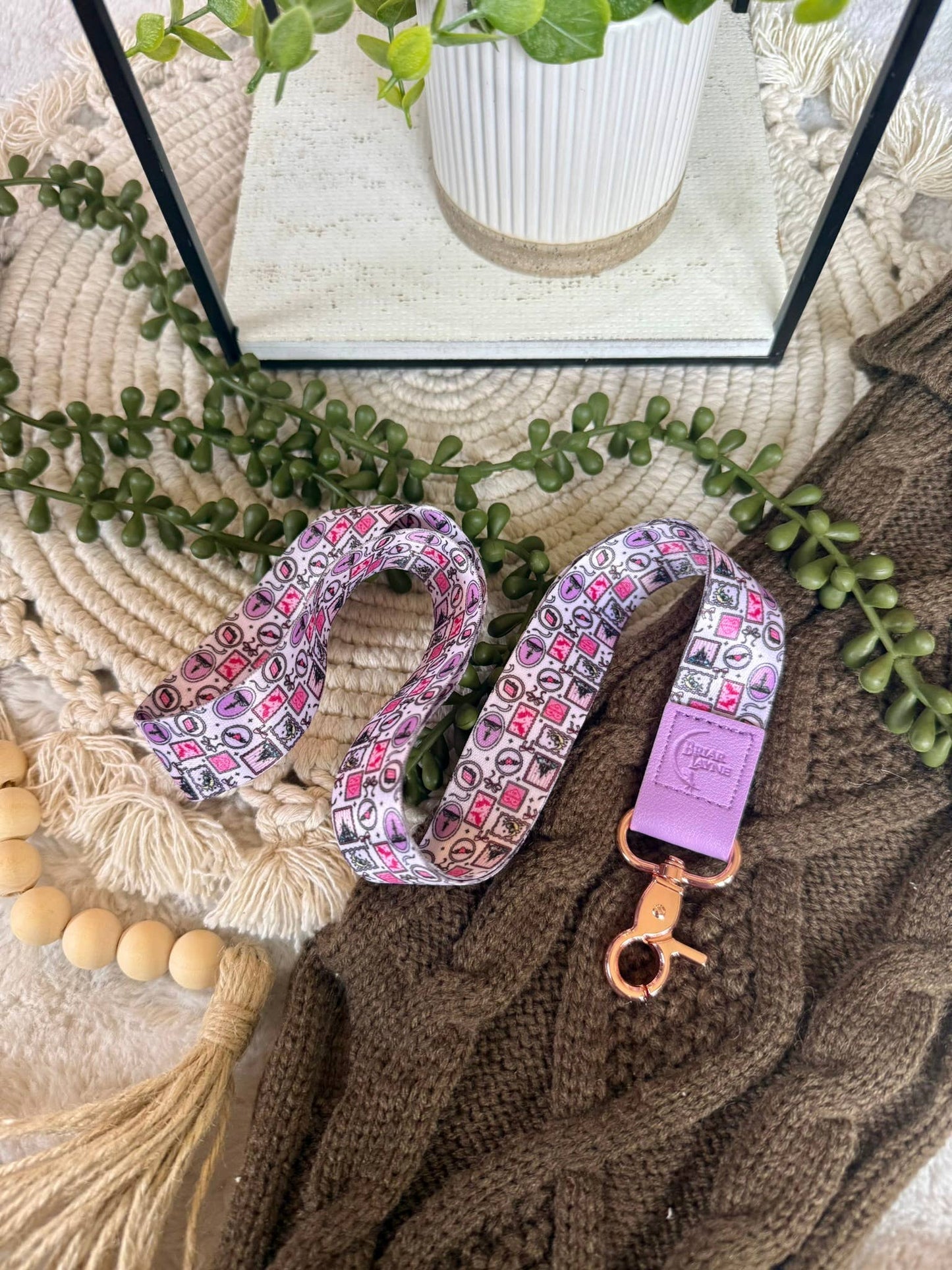 Purple Dragon Lanyard
