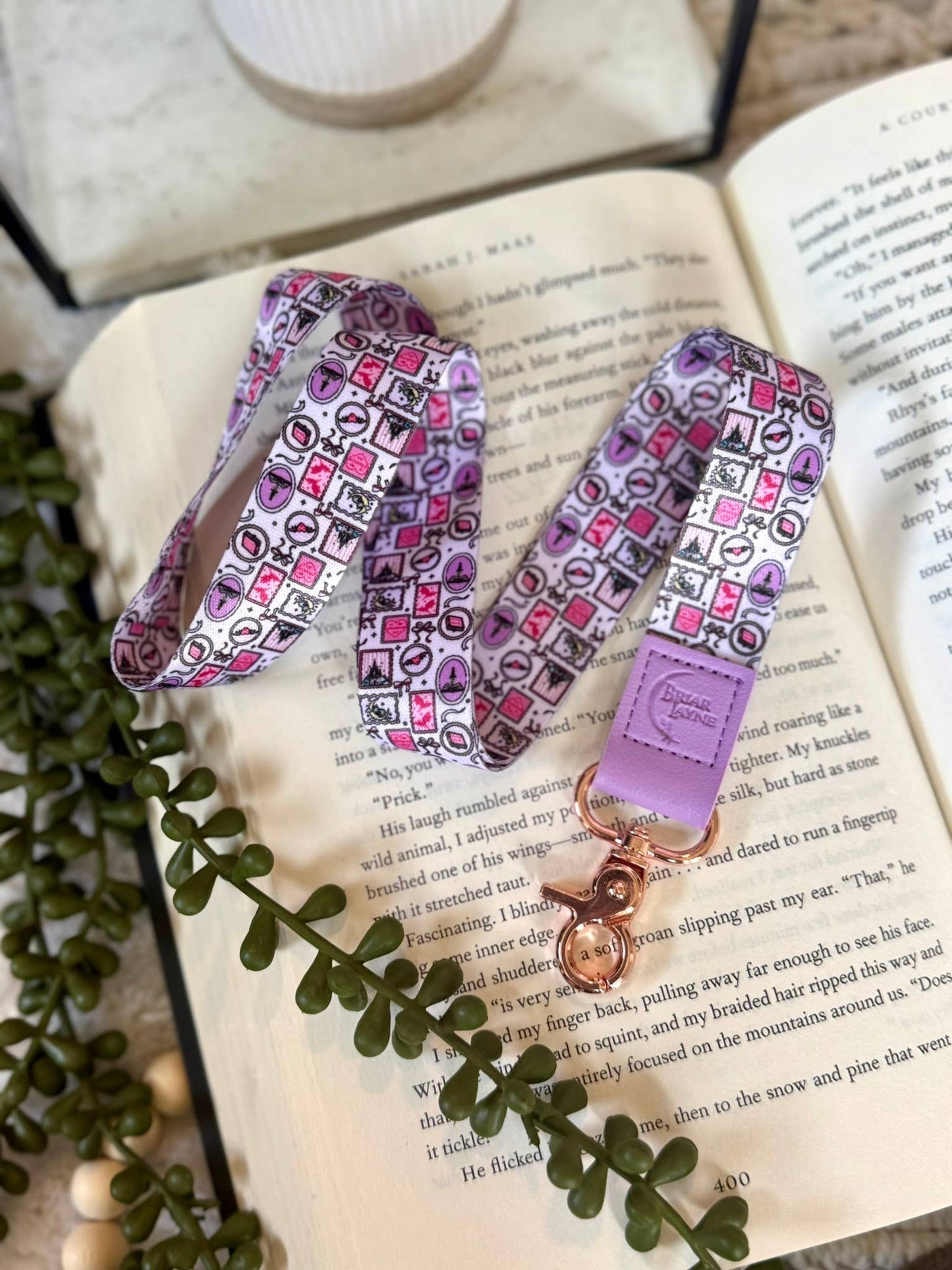 Purple Dragon Lanyard