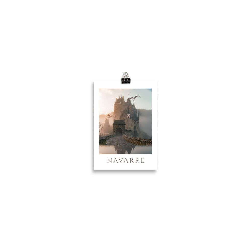 Navarre Art Print Basgiath Wall Art Decor Bookish Gift