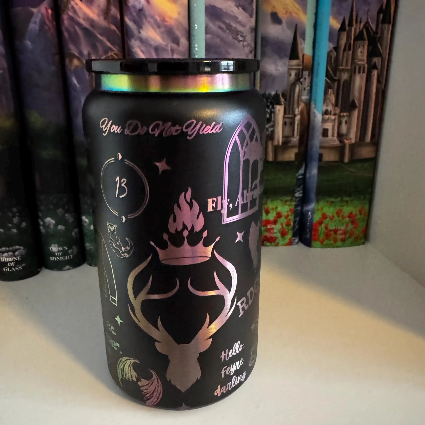 ACOTAR Engraved Tumbler, SJM Bookish Cup