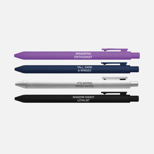 Romantasy Bookish Pen Set - Fantasy Romance Pen Set