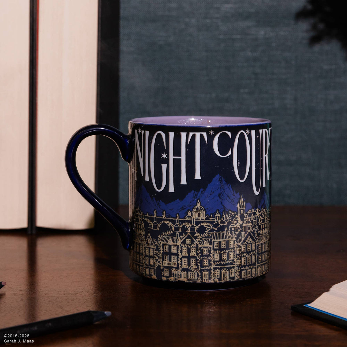 Color Changing Ceramic Mug, Night Court