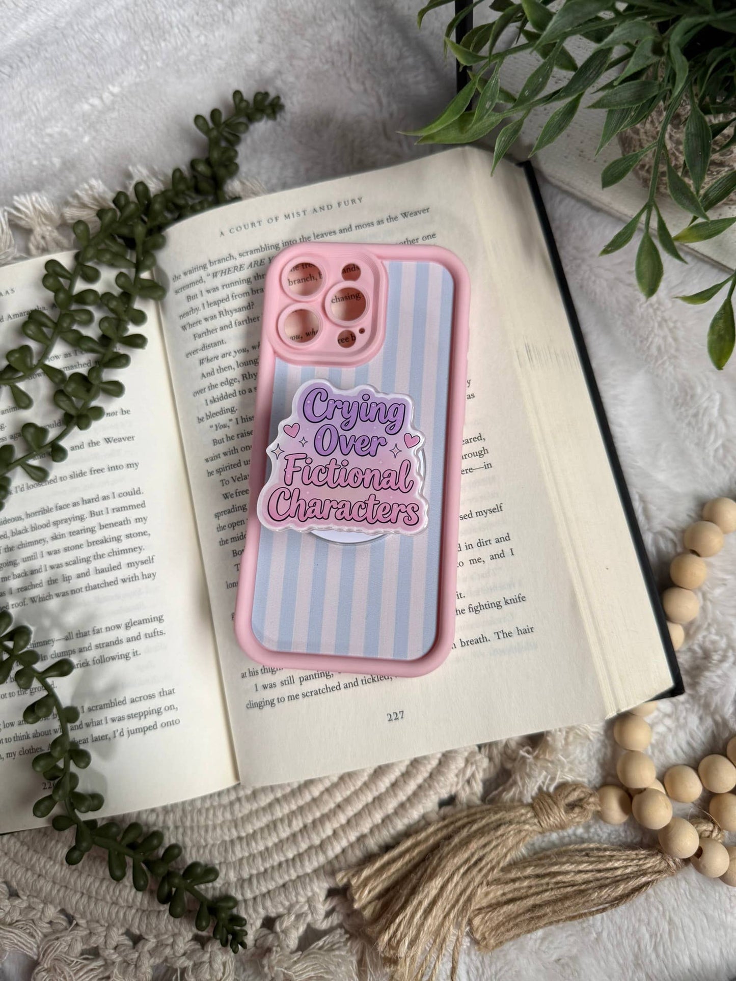 Crying Magnetic Kindle Grip