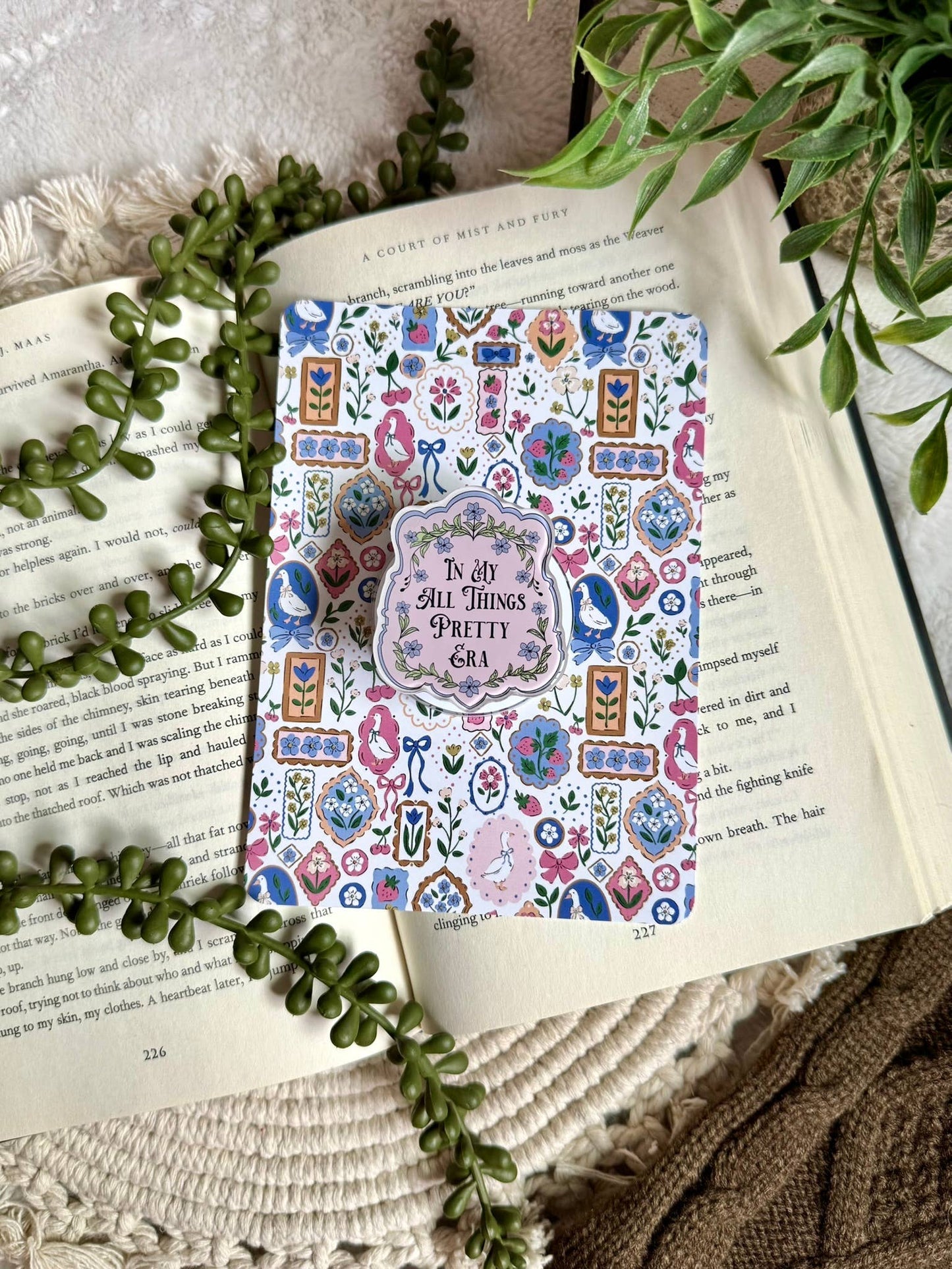 Couquette Kindle Grip - Coquette Phone Grip - Pretty Grip