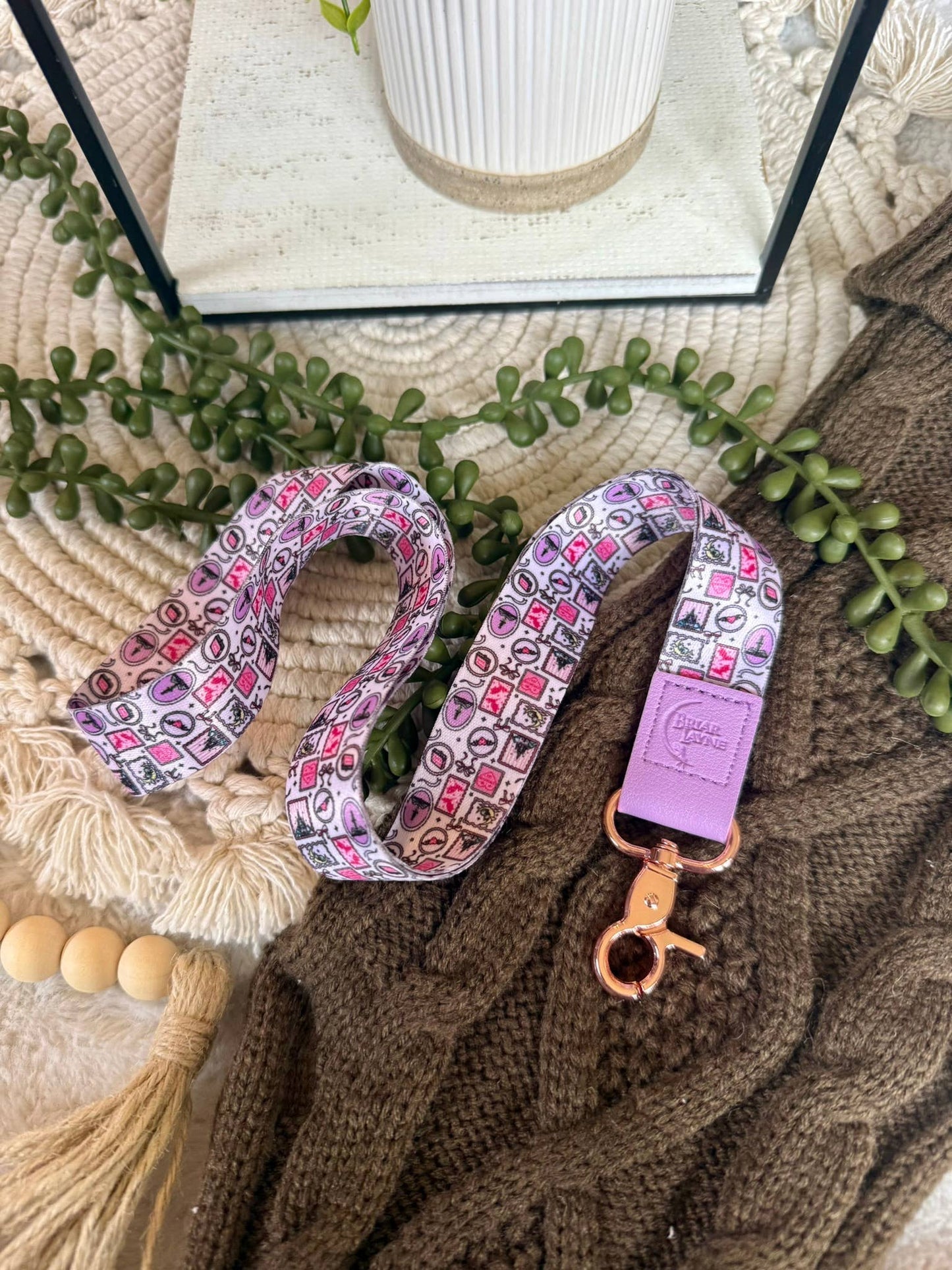 Purple Dragon Lanyard