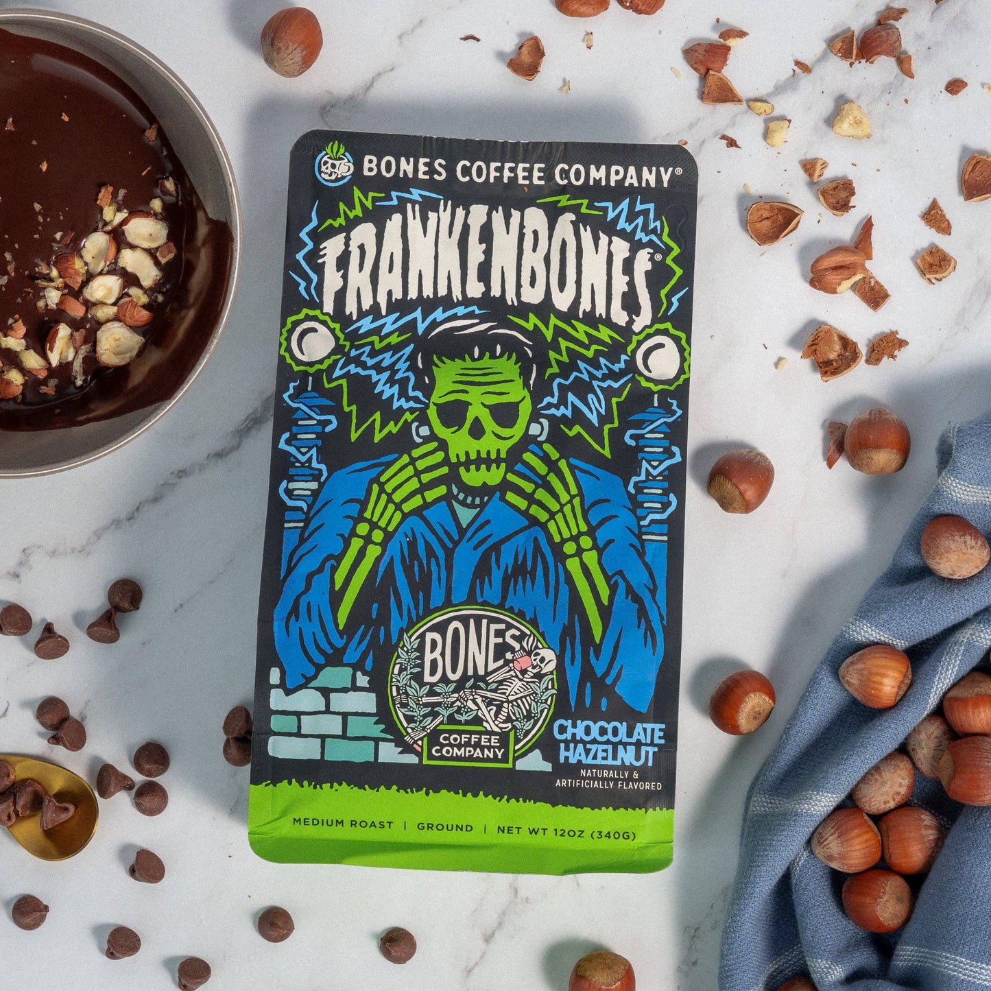 Frankenbones Flavored Coffee | 12oz | Whole Bean & Ground