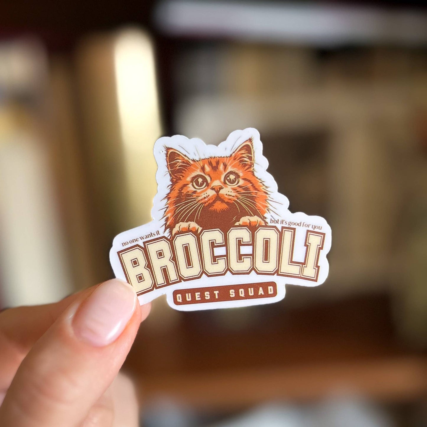 Broccoli- Kindle Sticker Romantasy Book Gift