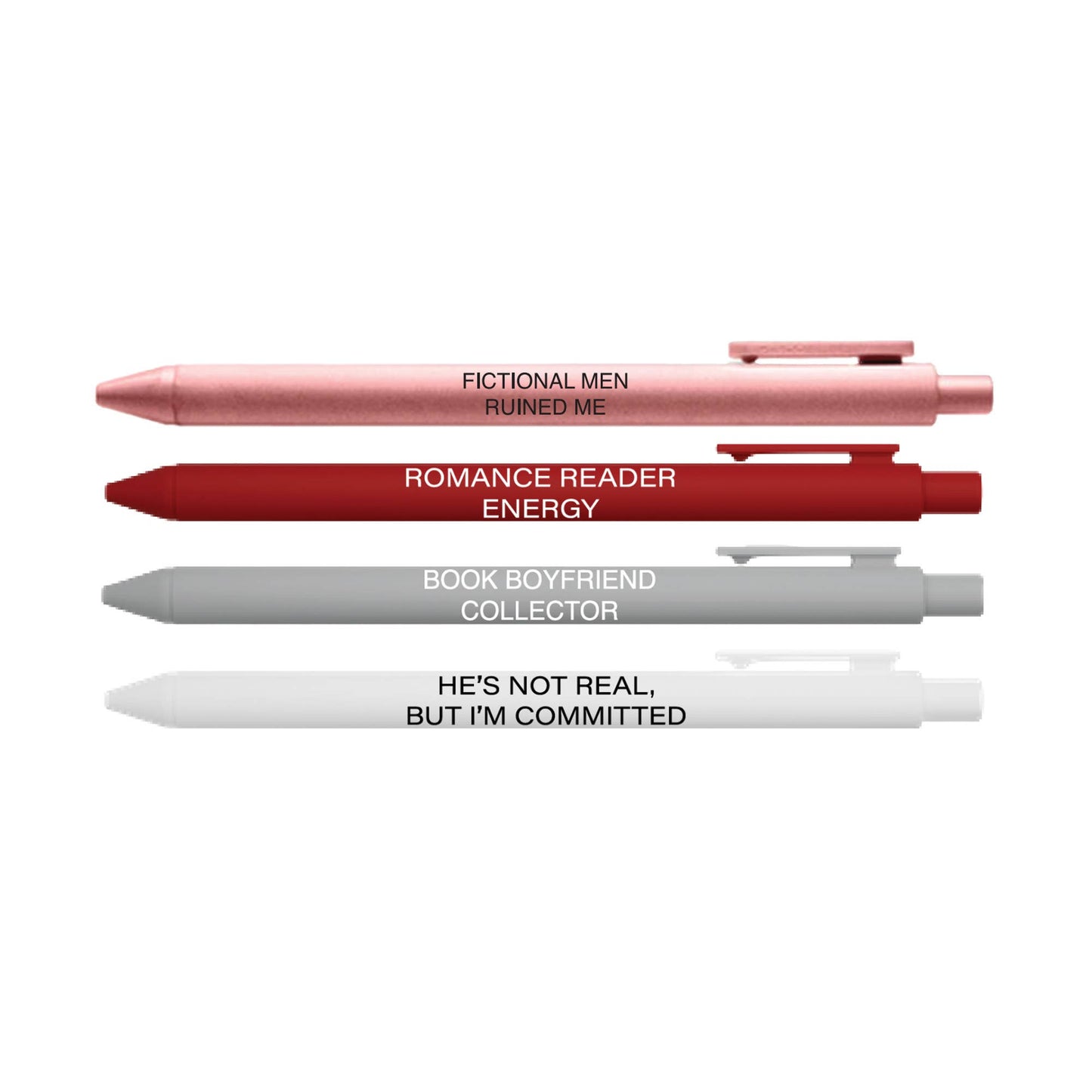 Fictional Men Ruined Me Pen Set – Book Lover Gift