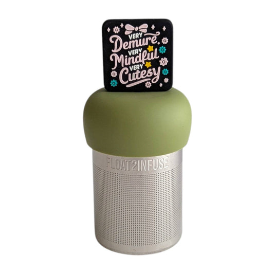 Very Demure | Floating Tea Infuser | Green Base| Black
