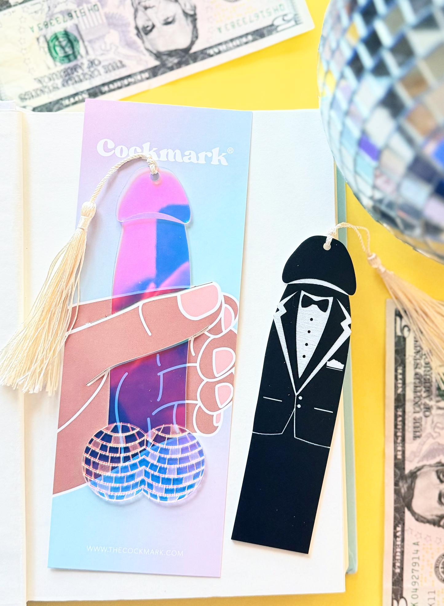 Daddy Warbucks Cockmark Bookmark