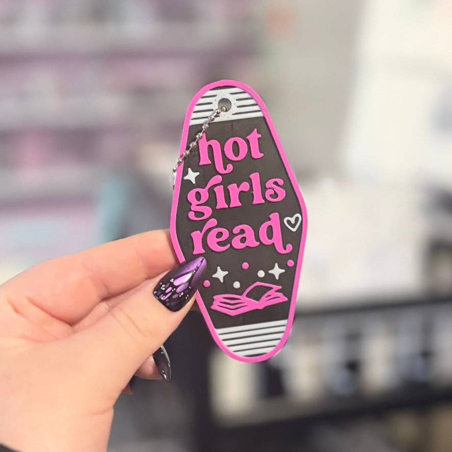 3D Printed Hot Girls Read Hotel Keychain